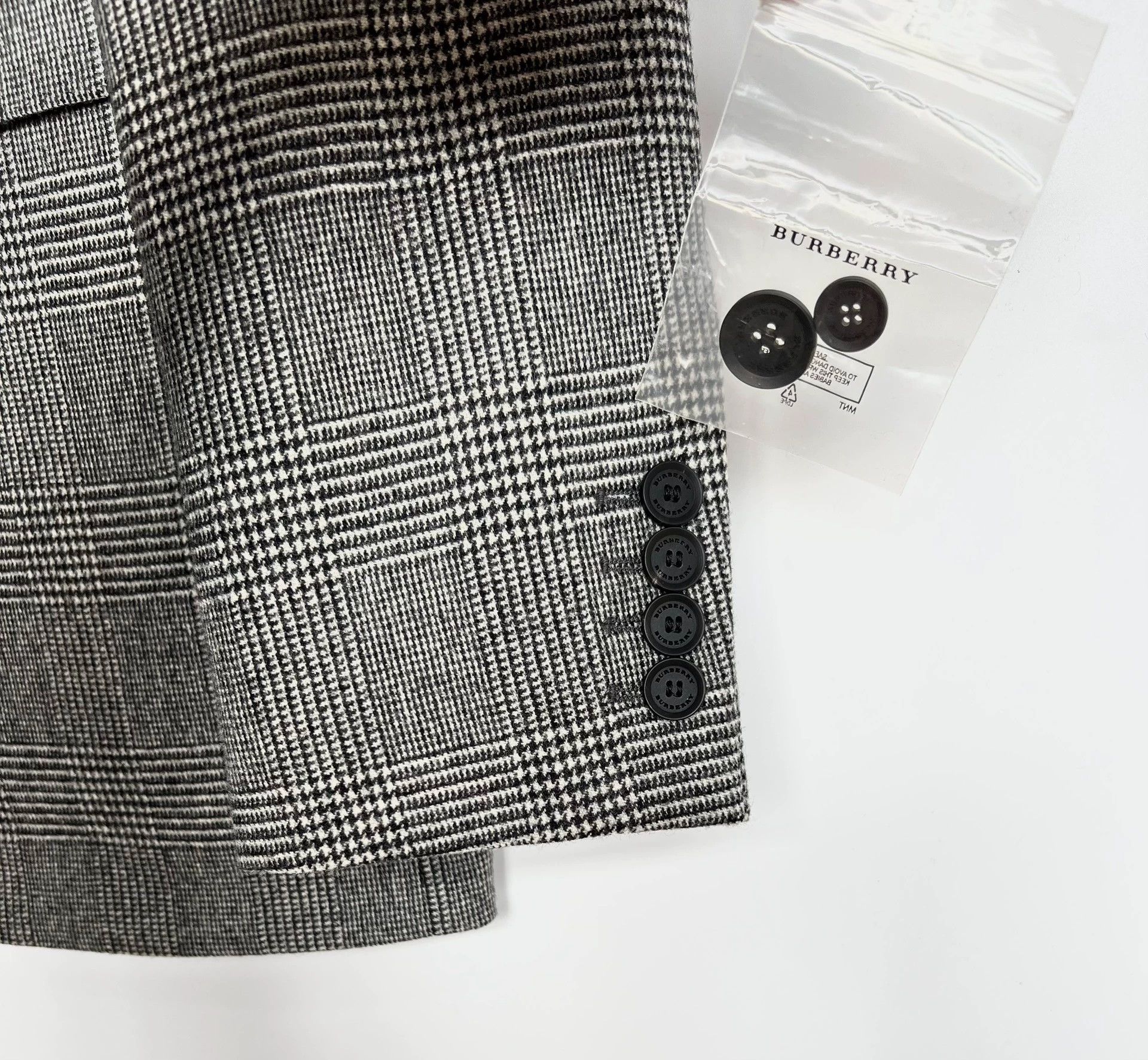 Burberry Burberry Prorsum Prince of Wales Check Blazer 46 Size 46S - 3 Thumbnail