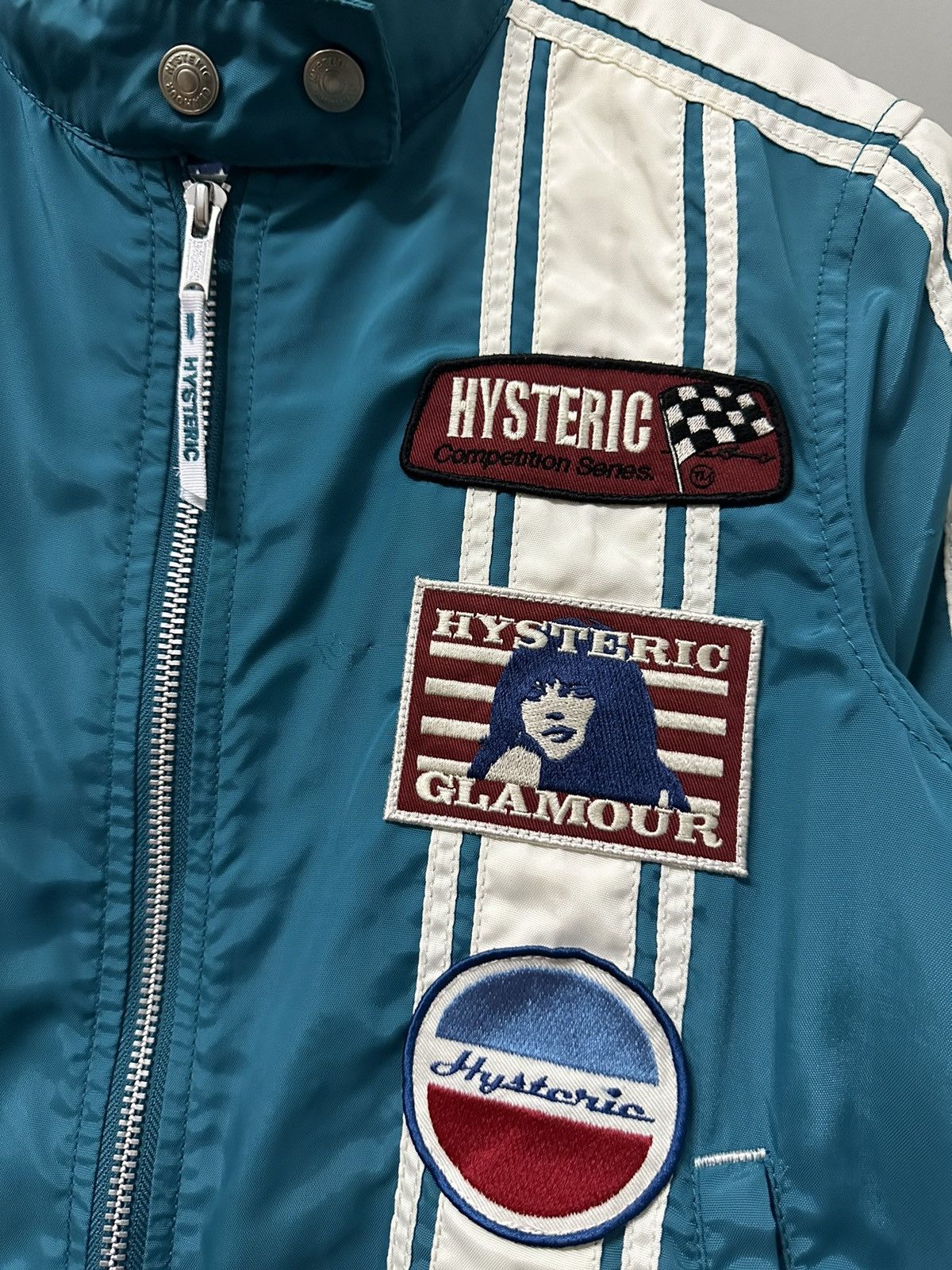 Hysteric Glamour × Japanese Brand × Vintage Vintage HYSTERIC GLAMOUR Patches Zipper Jacket Size US XS / EU 42 / 0 - 5 Thumbnail