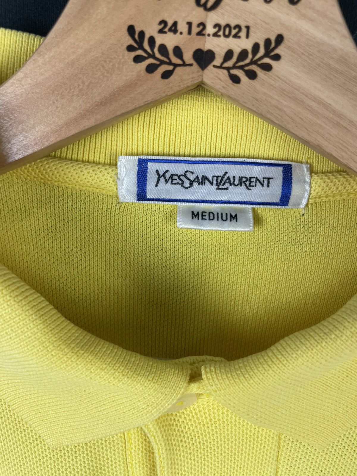 Yves Saint Laurent YSL Long Sleeve Polo Shirt Size US L / EU 52-54 / 3 - 5 Thumbnail