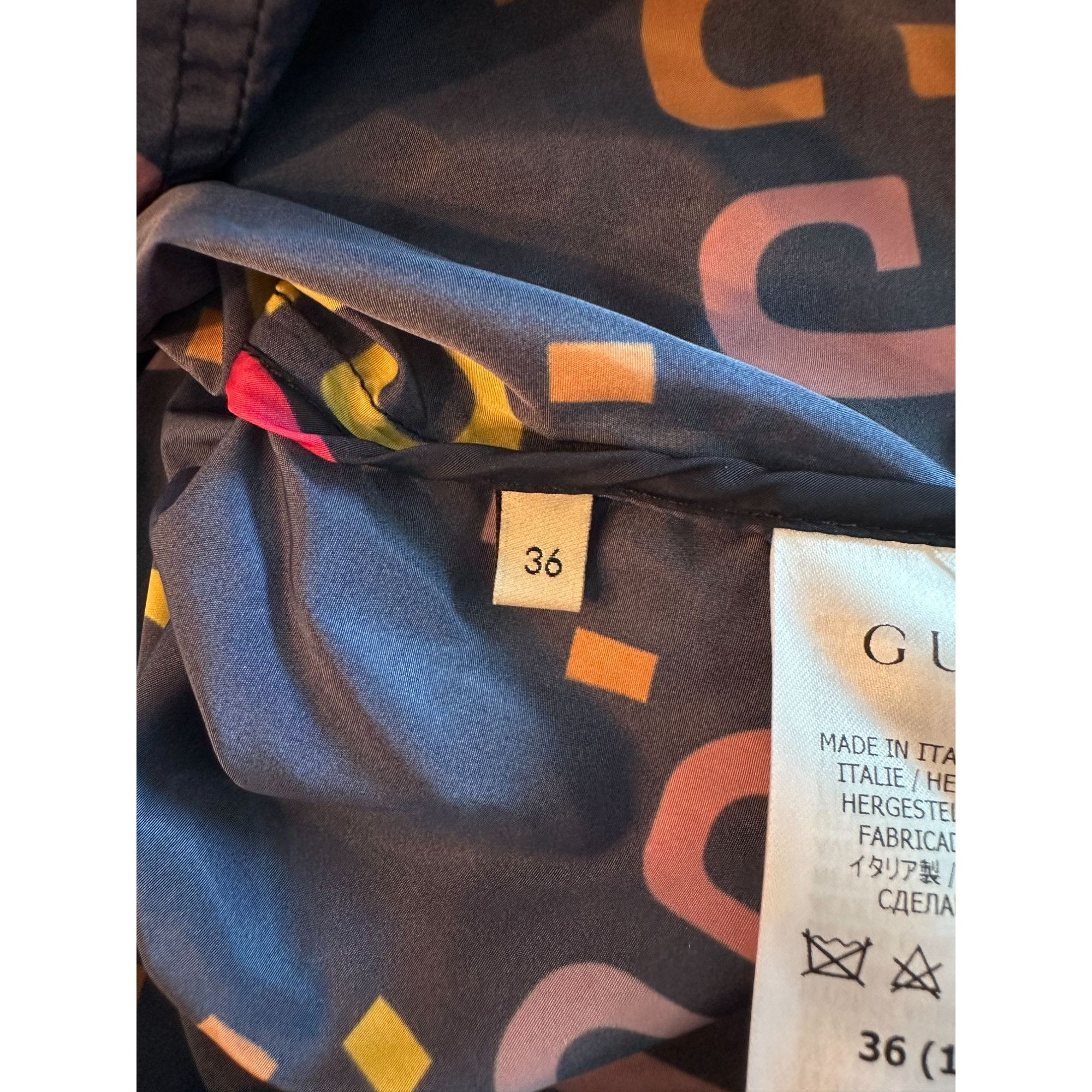 Gucci GUCCI Jumbo GG Squared Printed Anorak Jacket Size XS / US 0-2 / IT 36-38 - 5 Thumbnail