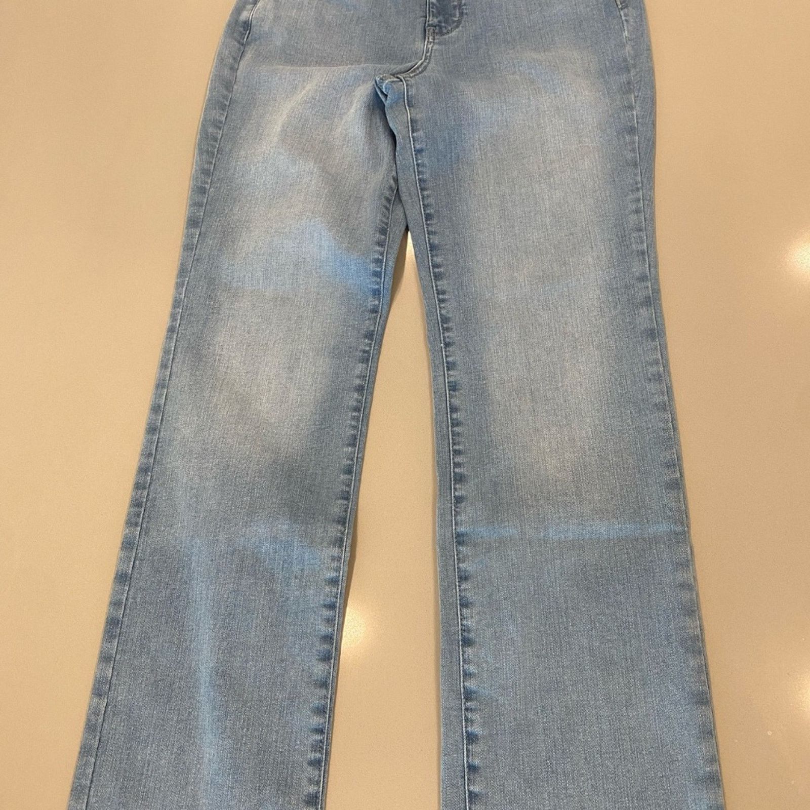 NYDJ NYDJ Marilyn Straight Lift Tuck Jeans - 4 Size 27" / US 4 / IT 40 - 8 Thumbnail