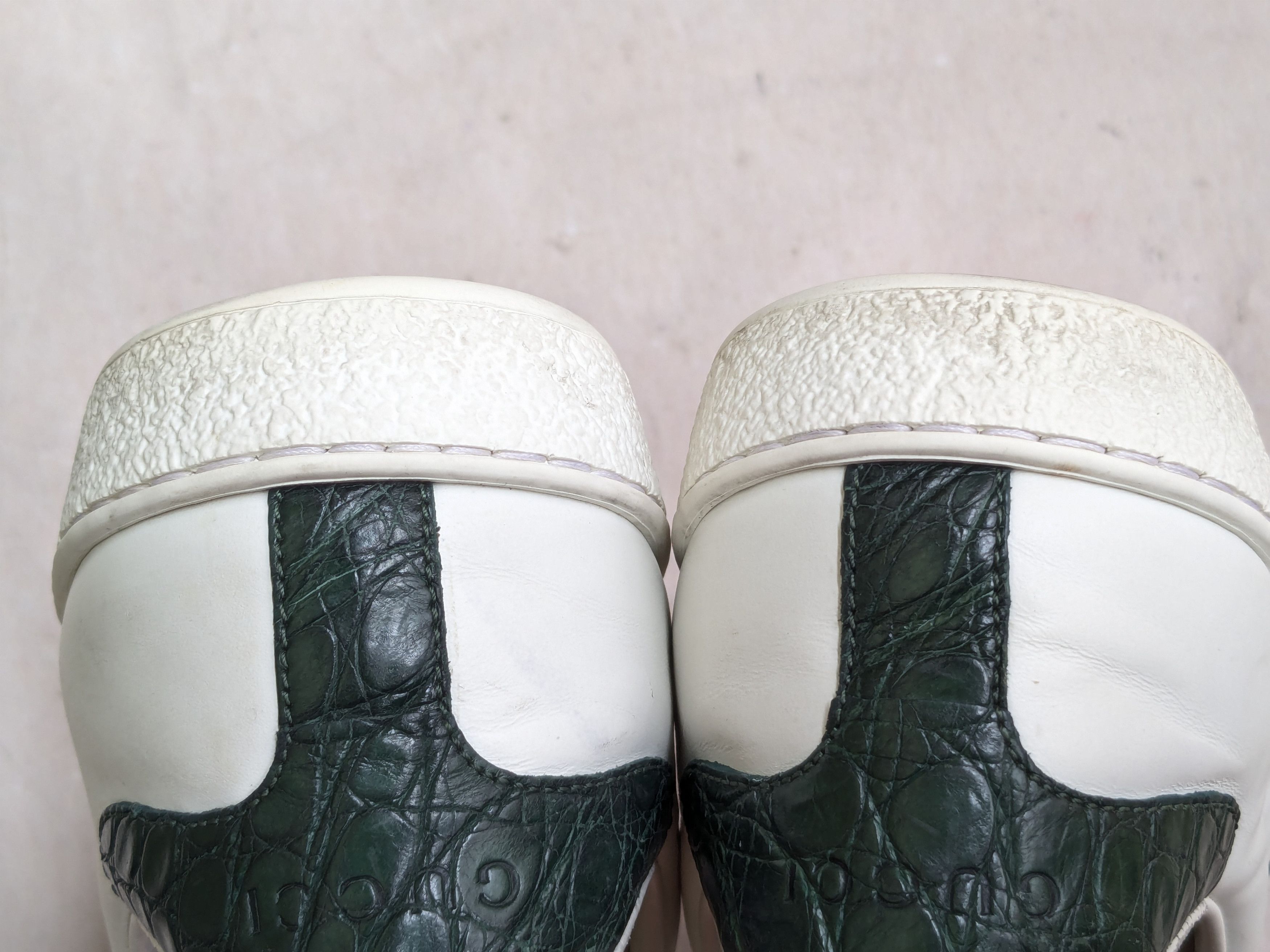 Gucci Gucci Ace Sneakers White Low Tops 7 Leather Size US 7 / EU 40 - 14 Thumbnail