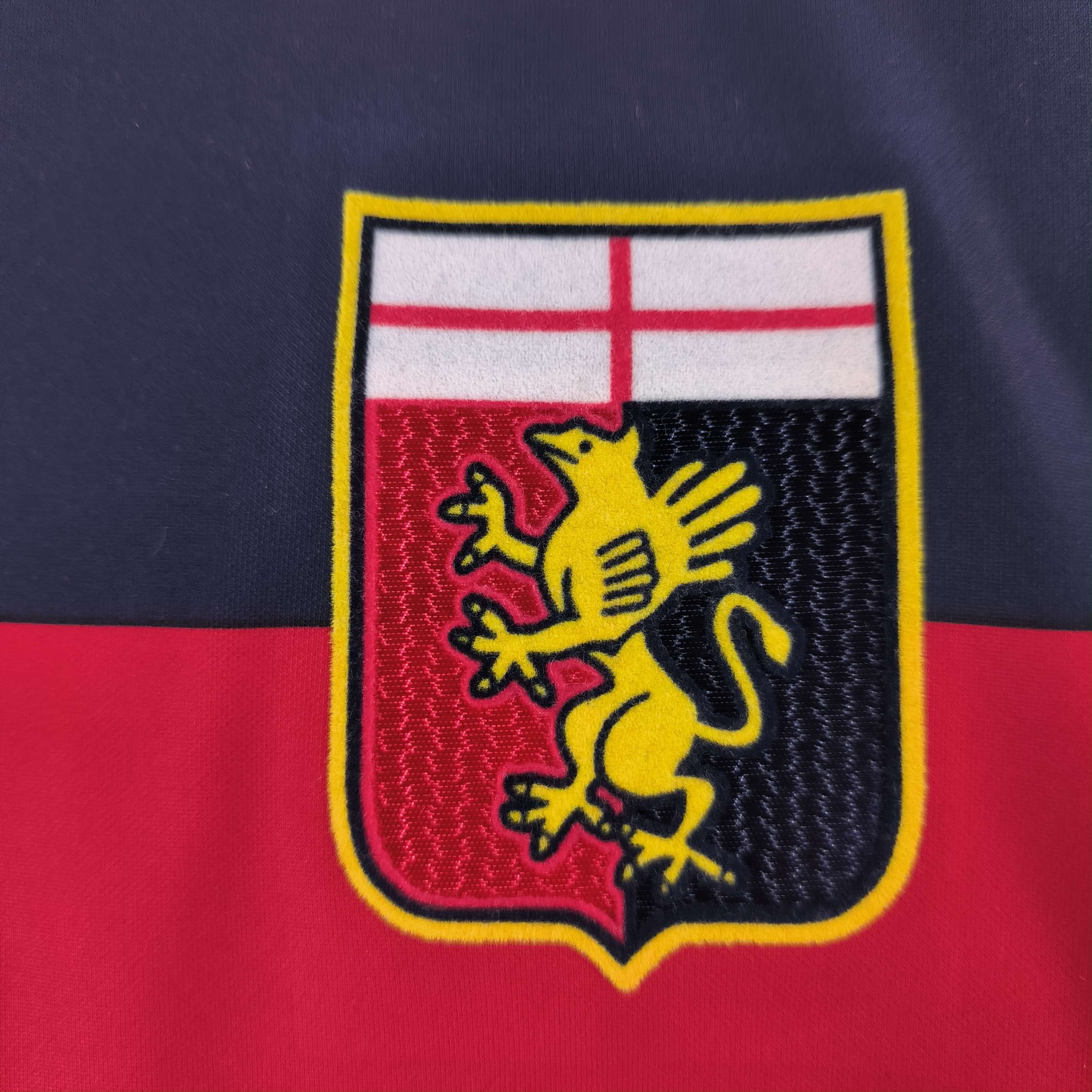 Asics SIGNED Genoa 2010-11 Asics away EL Moretti football jersey L Size US L / EU 52-54 / 3 - 3 Thumbnail