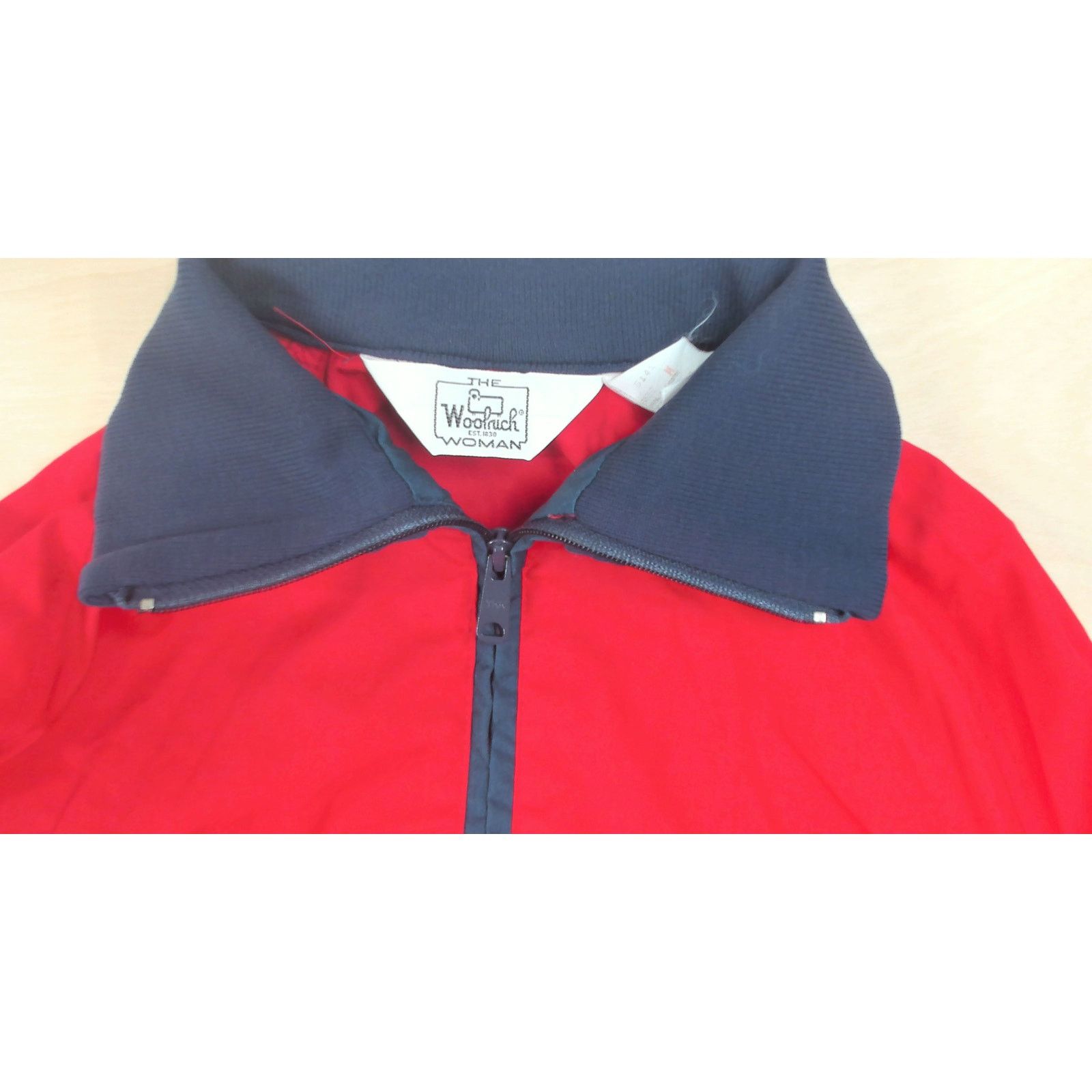 Woolrich Woolen Mills VTG 80s Woolrich Woman Red Pullover Windbreaker Jacket M Size M / US 6-8 / IT 42-44 - 10 Thumbnail