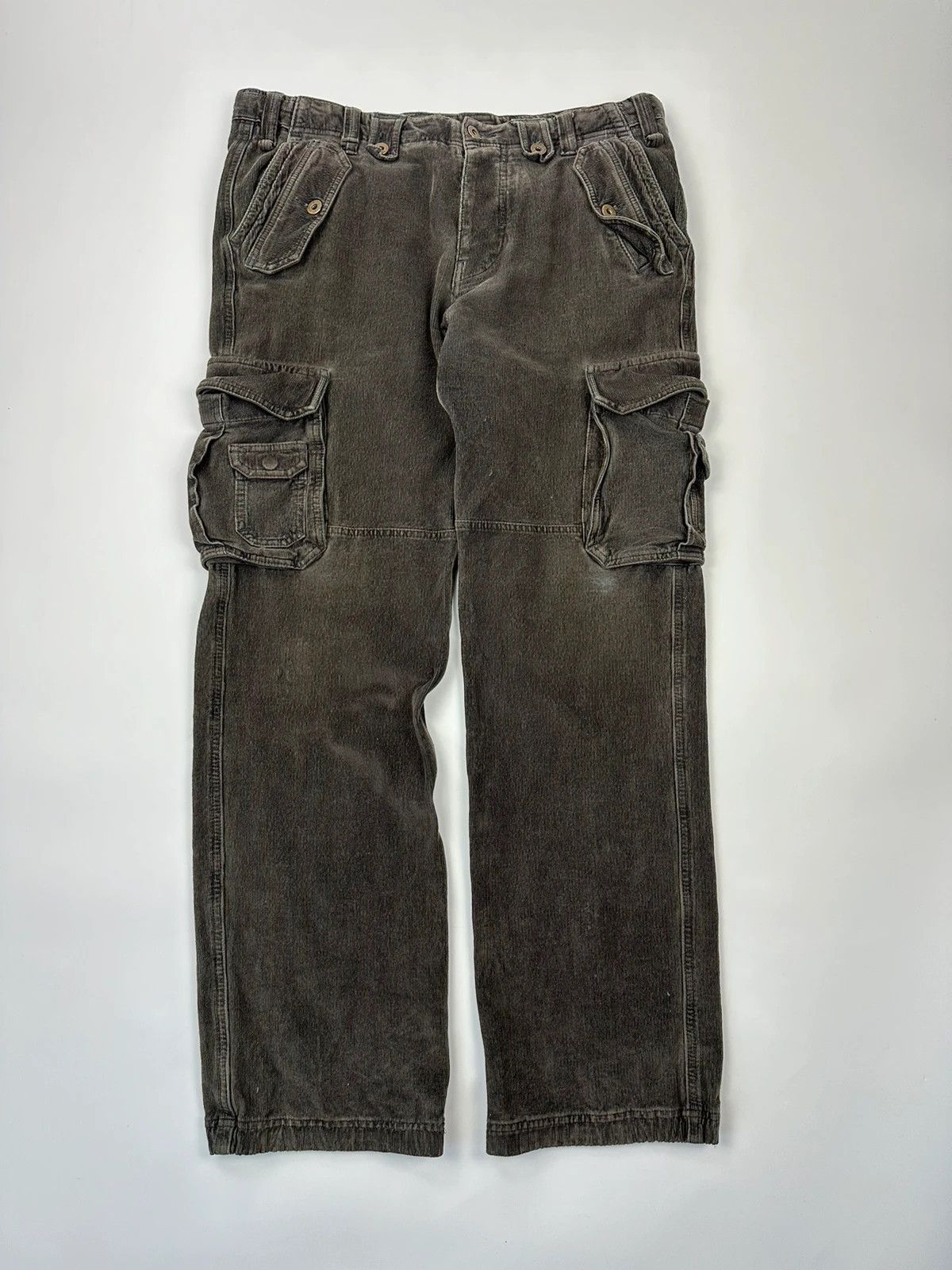 Dolce & Gabbana Dolce & Gabbana Khaki Cargo Corduroy Pants Size US 38 / EU 54 - 1 Thumbnail
