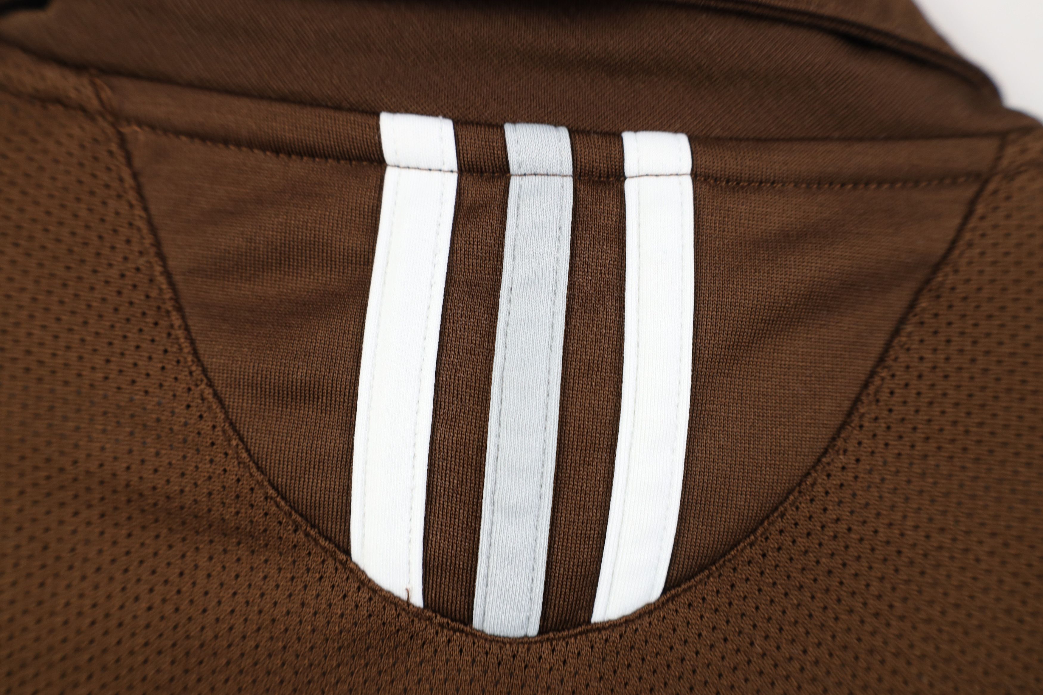 Adidas Adidas Bowling Green State University Football Polo Brown Size US XL / EU 56 / 4 - 13 Thumbnail