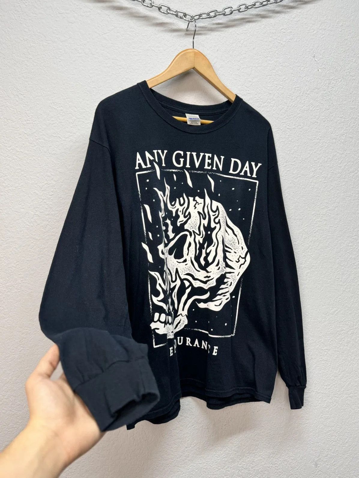 Band Tees Vintage Any given Day Endurance long sleeve rock tee Germany Size US L / EU 52-54 / 3 - 5 Thumbnail