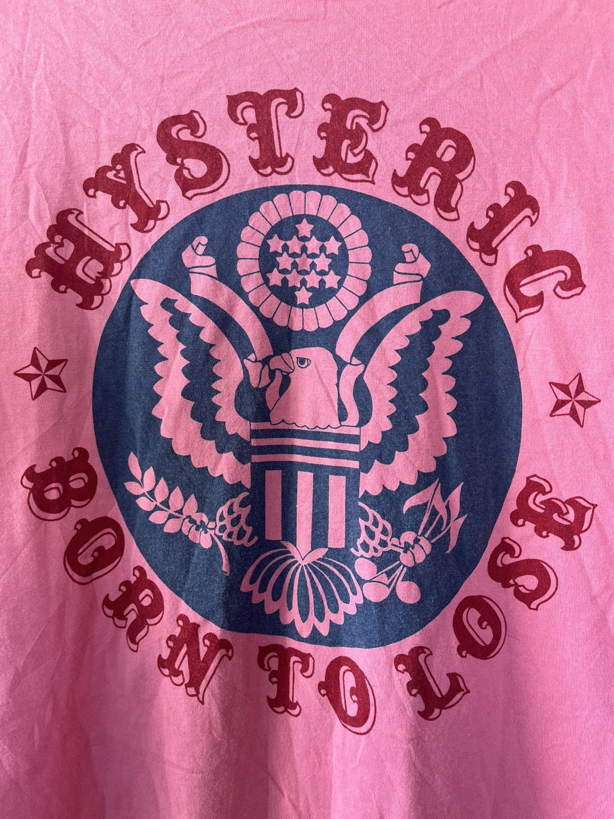 Hysteric Glamour HYSTERIC GLAMOUR BORN TO LOSE JAPANESE PINK T-SHIRT Size US M / EU 48-50 / 2 - 4 Thumbnail