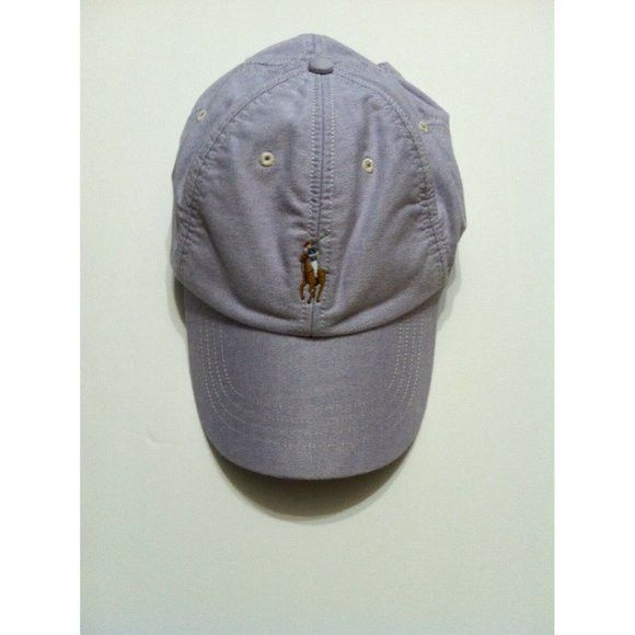 Polo Ralph Lauren POLO RALPH LAUREN MENS NEW LAVENDER 100%COTTON HAT ONE SIZE Size ONE SIZE - 1 Thumbnail