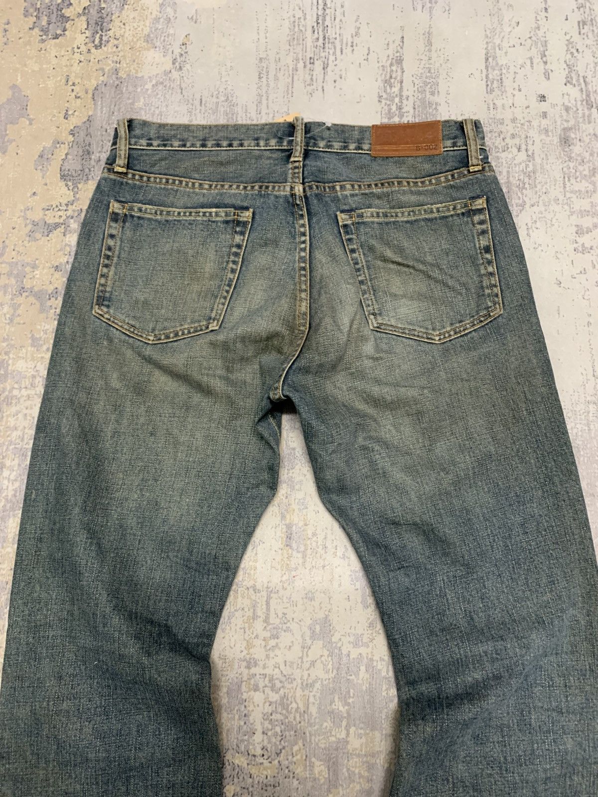 If Six Was Nine VTG JAPANESE UNIQLO MUD WASH STYLE FLARED JEANS Size US 32 / EU 48 - 9 Thumbnail