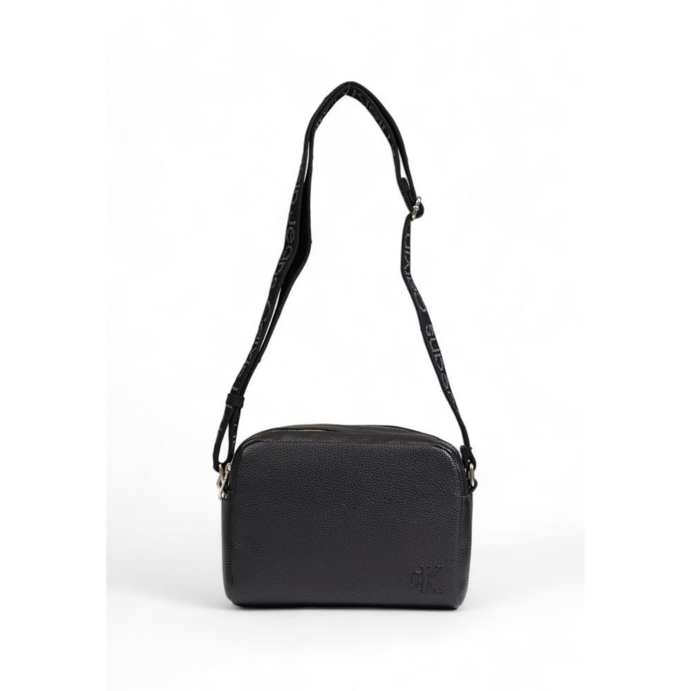 Calvin Klein Black Recycled Polyester Leather Women's Accessory Size ONE SIZE - 1 Thumbnail