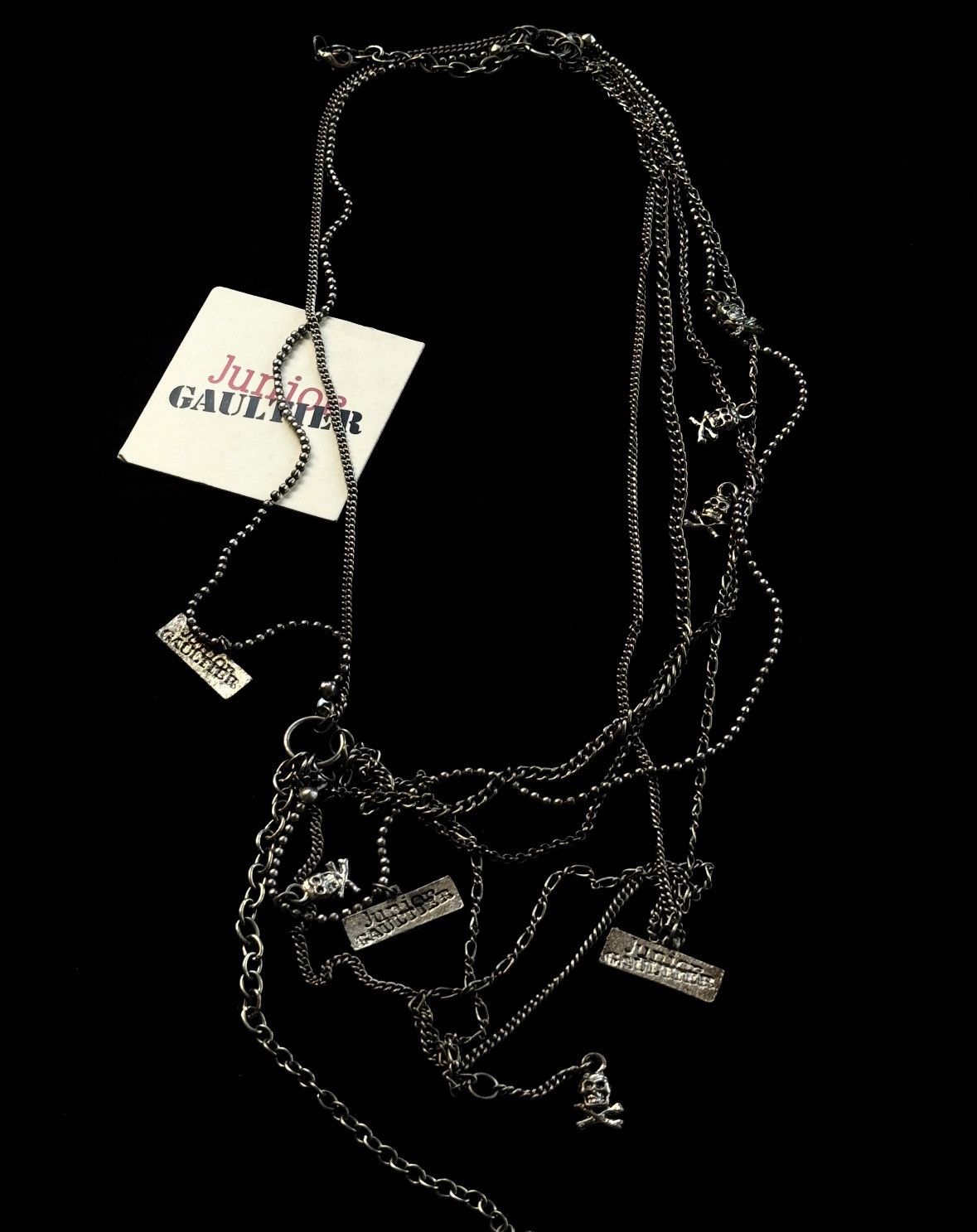 Jean Paul Gaultier Jean Paul Gaultier Junior Multi Chain Charm Necklace 1990 Size ONE SIZE - 3 Thumbnail