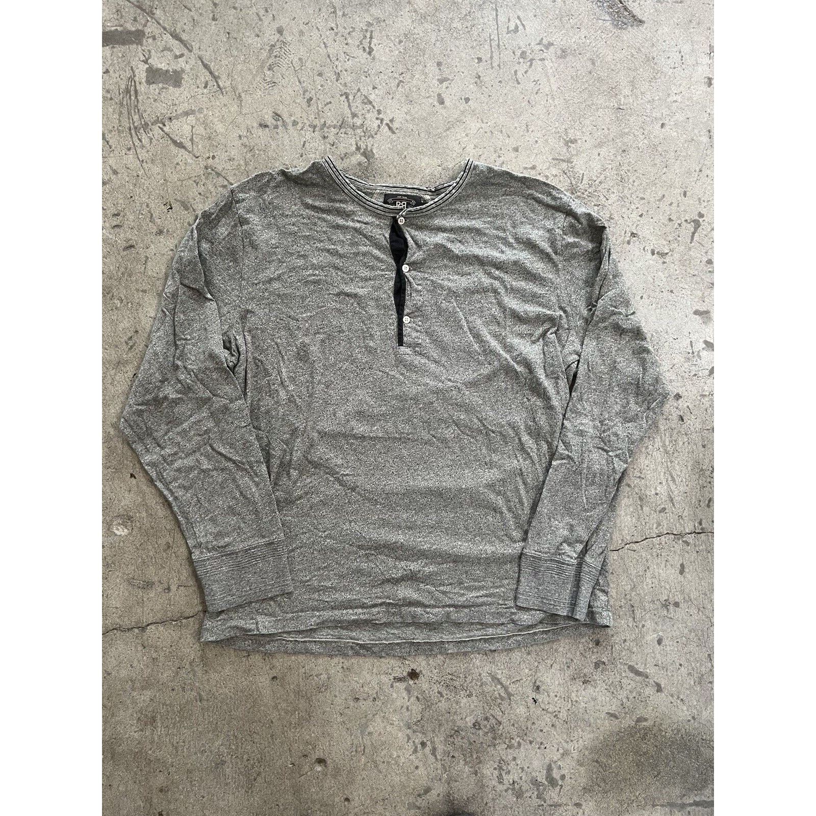 RRL Ralph Lauren RRL Ralph Lauren Double RL Shirt Mens XXL Gray Long Sleeve Size US XXL / EU 58 / 5 - 1 Thumbnail