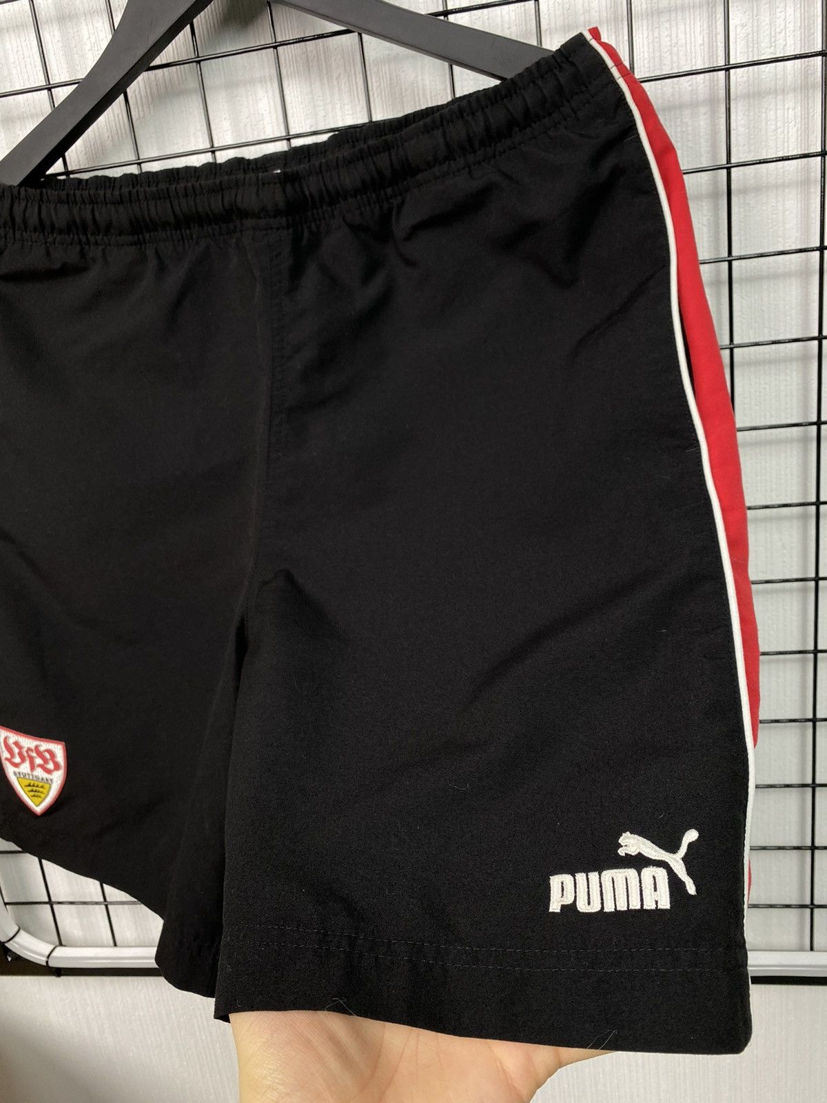Puma × Vintage VfB Stuttgart PUMA 00’s Football Soccer Shorts Vintage Size US 30 / EU 46 - 2 Thumbnail