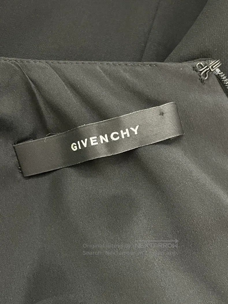 Givenchy Givenchy Black Maxi Dress with White Side Paneling Design Size M / US 6-8 / IT 42-44 - 3 Thumbnail