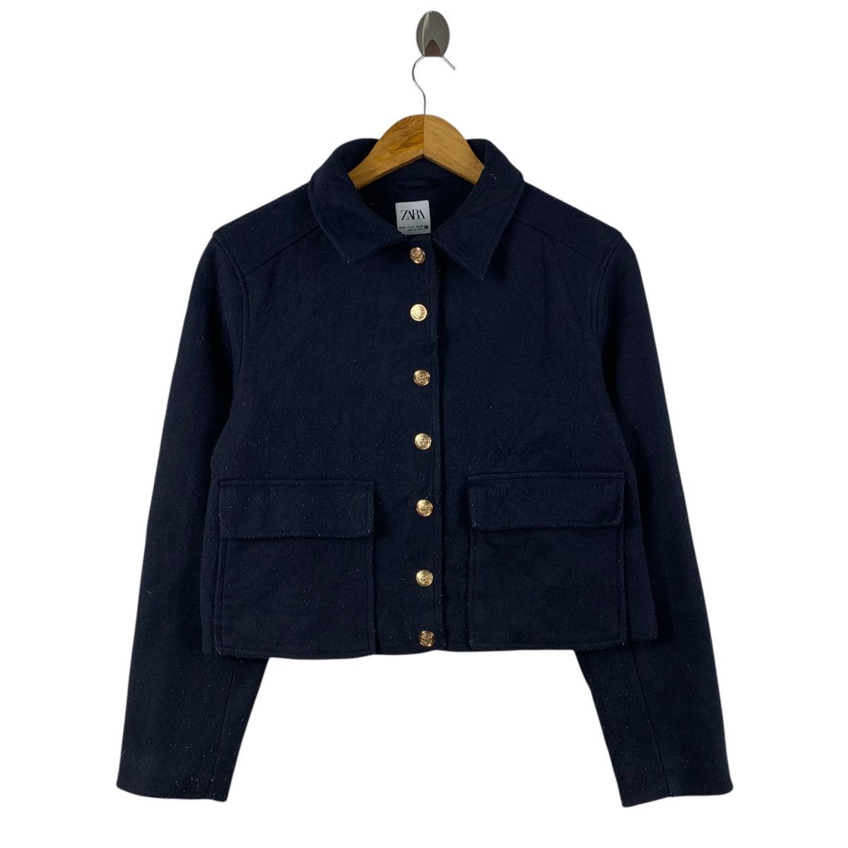 Zara ZARA Casualwear Designer Wool Fully Button Sweater Jacket Size M / US 6-8 / IT 42-44 - 1 Thumbnail