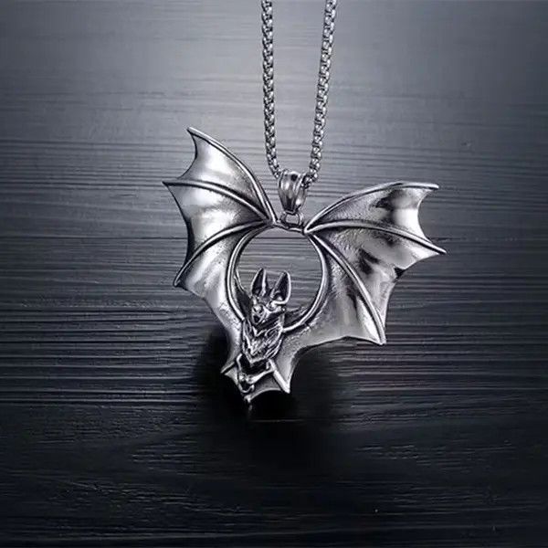 Jewelry Vampire Bat Necklace Size ONE SIZE - 1 Thumbnail