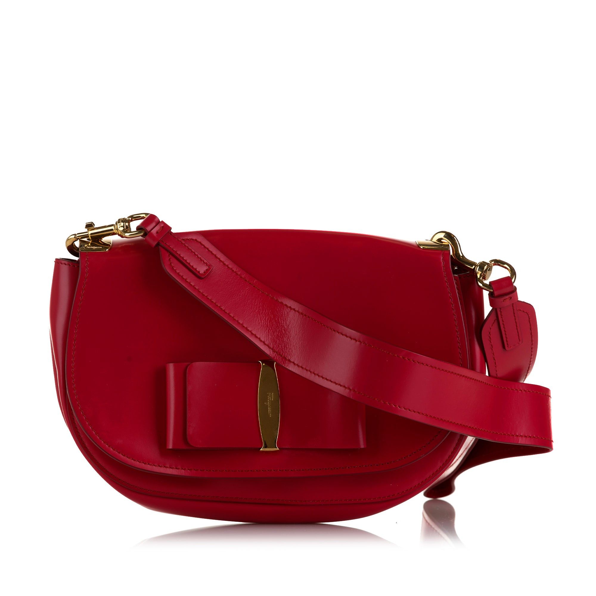 Salvatore Ferragamo Vara Shoulder Bag Size ONE SIZE - 1 Thumbnail