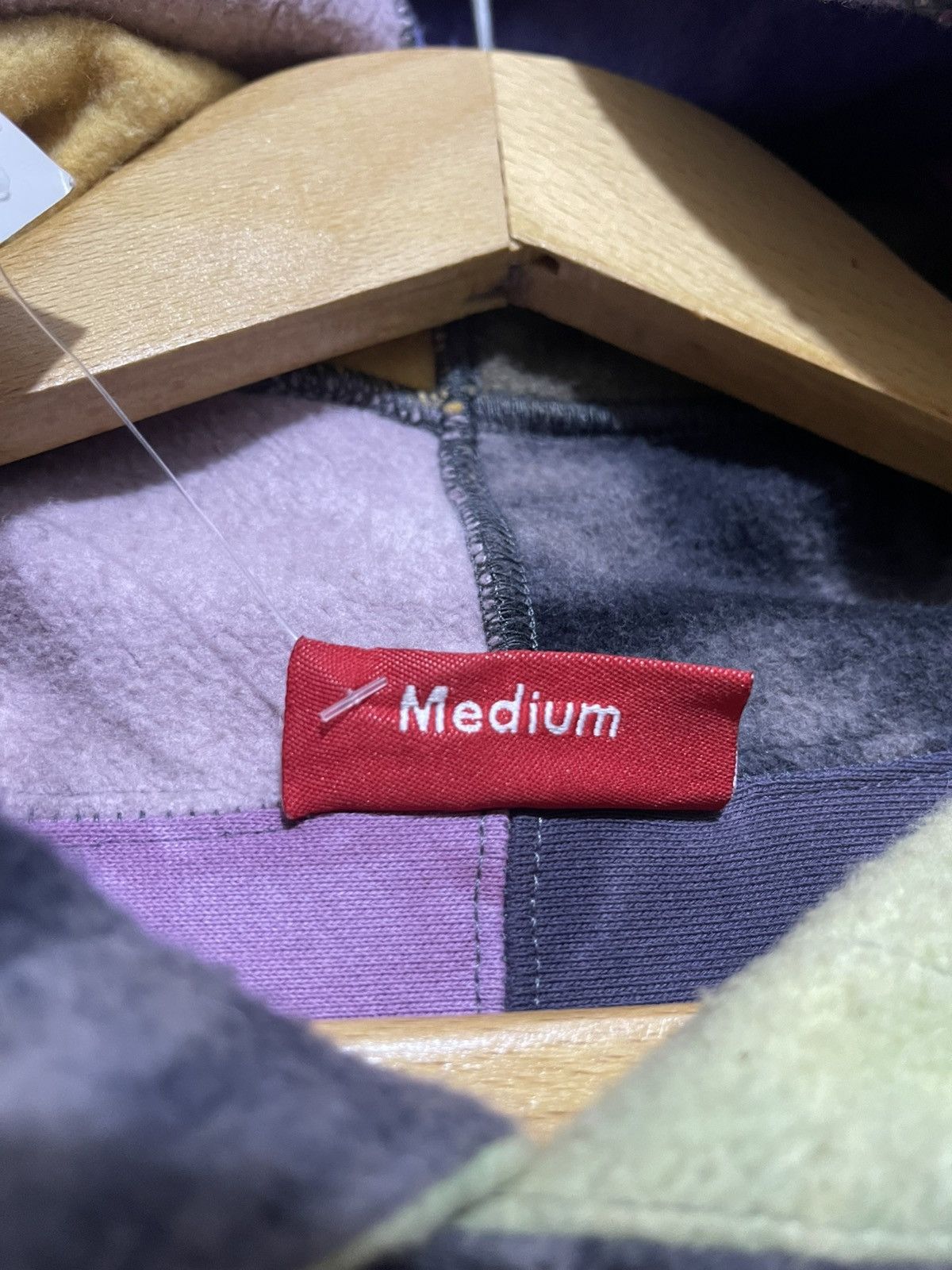 Supreme Supreme SS19 Patchwork Tie Dye Hooded Sweatshirt Medium Size US M / EU 48-50 / 2 - 9 Thumbnail