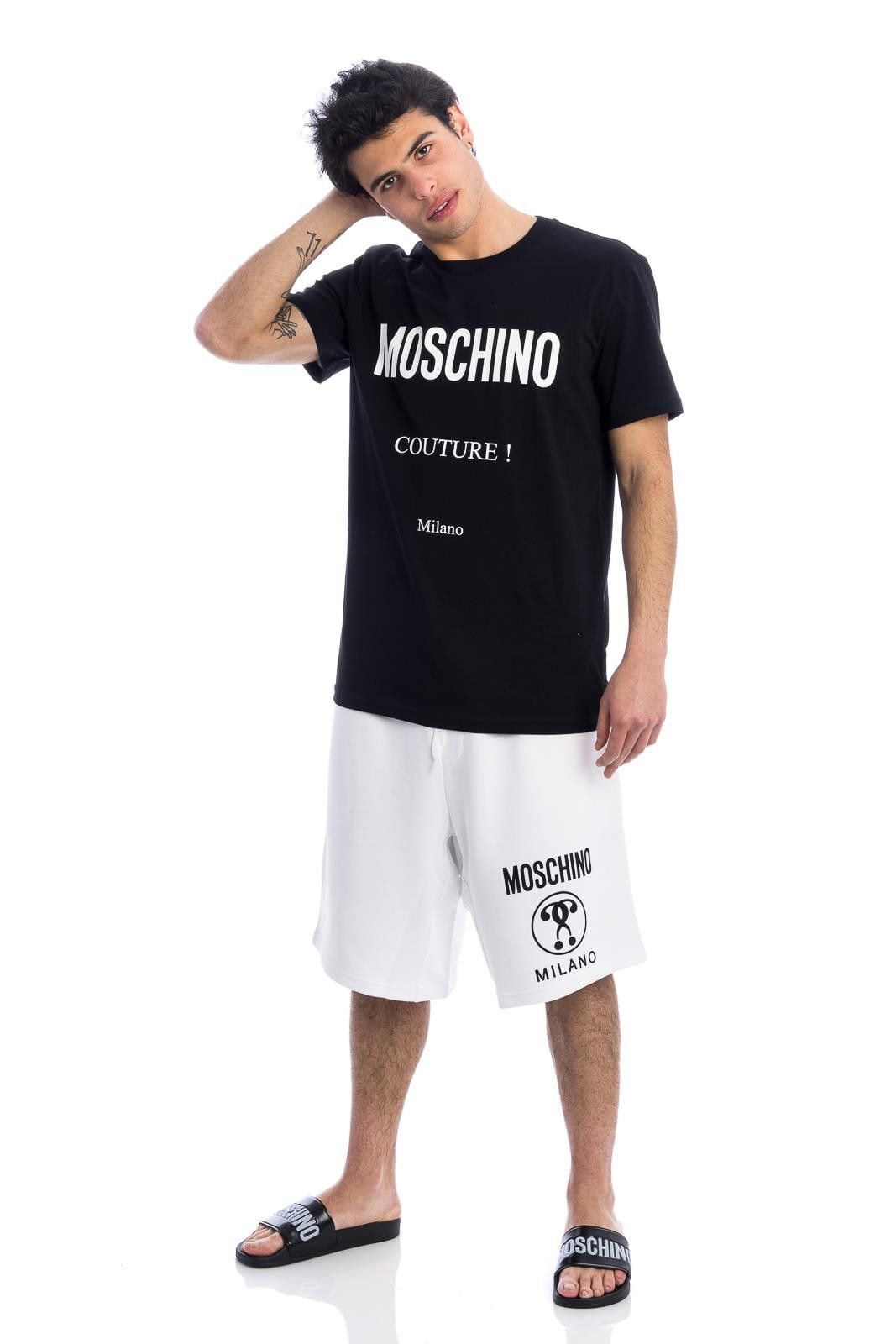 Moschino o1y0225 Logo Short in White Size US 34 / EU 50 - 6 Thumbnail