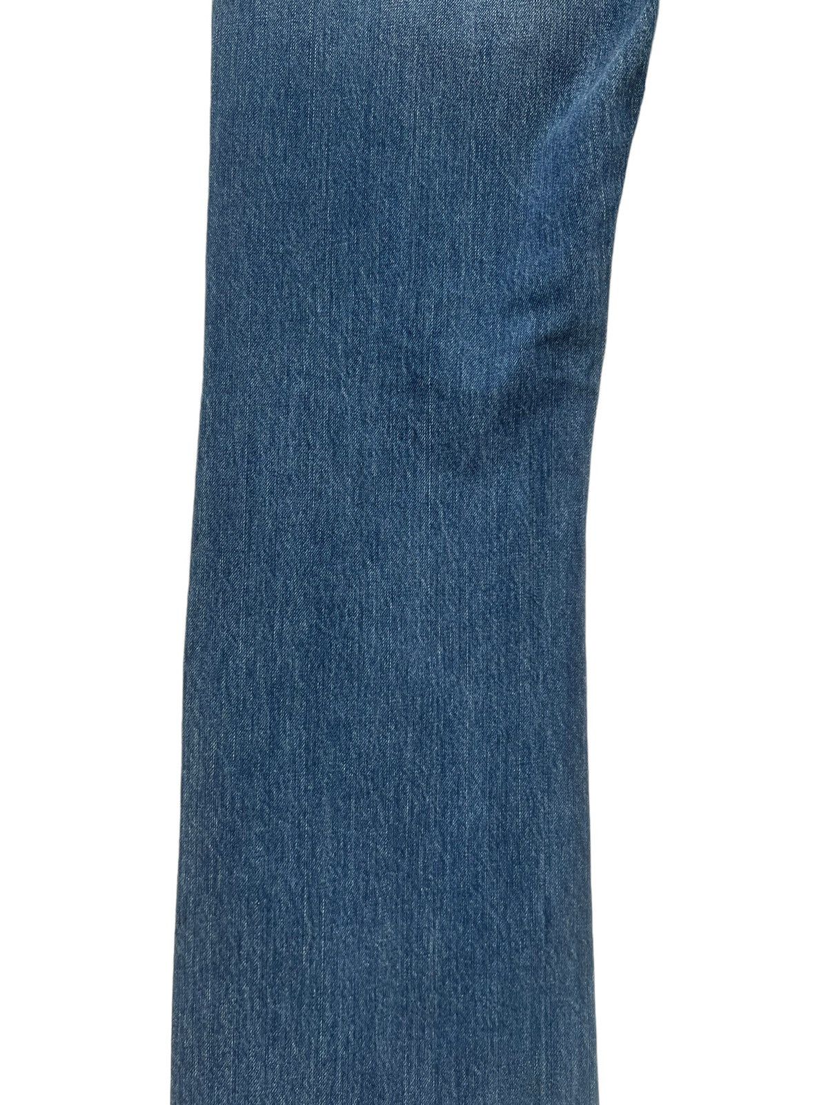 Blue Blue Japan Vintage Blue Blue Japan Distress Zigzag Denim Flare Jeans Size US 33 - 17 Thumbnail