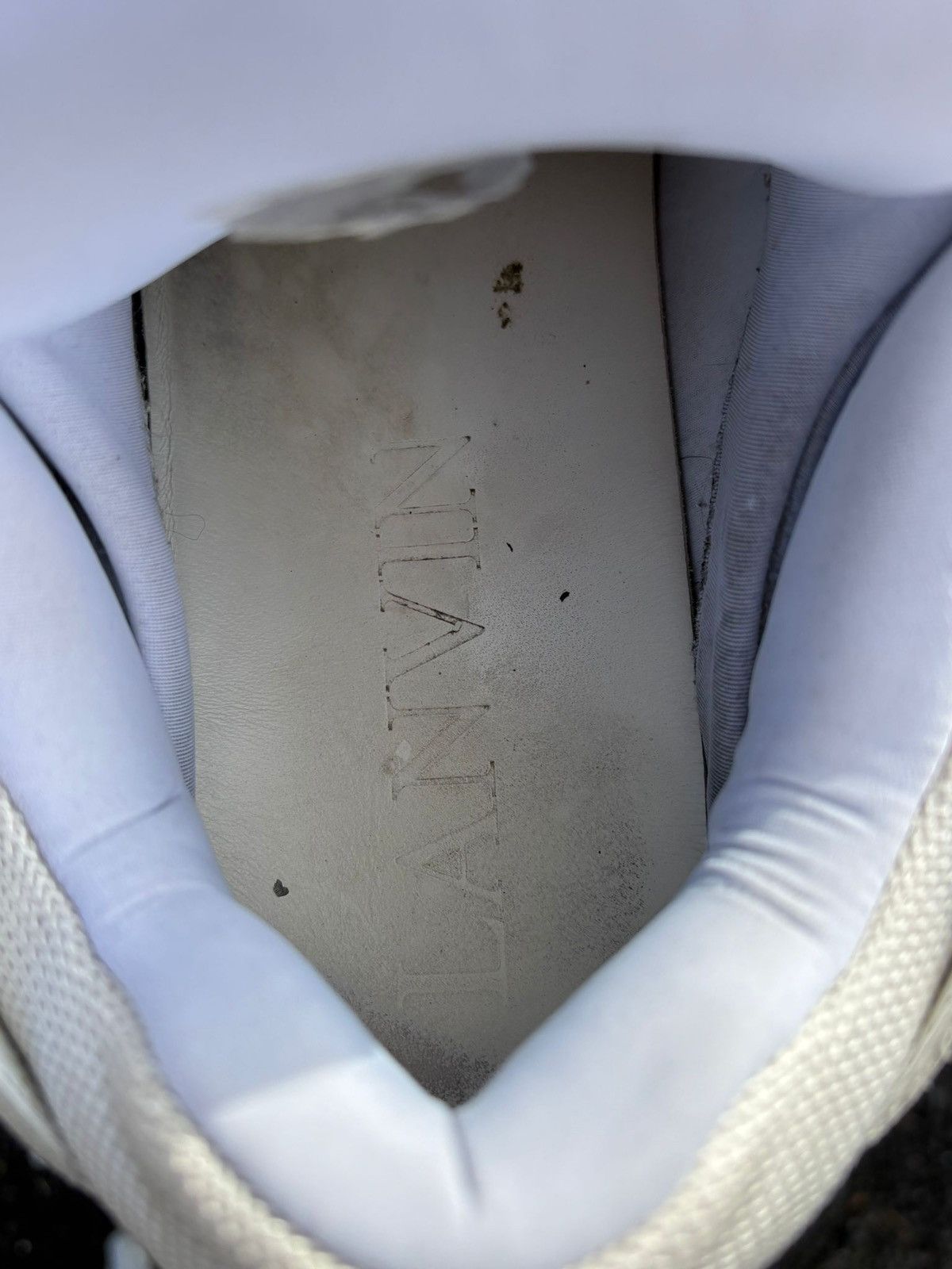 Lanvin Lanvin Curb White Ivory Sneakers Size US 11 / EU 44 - 16 Thumbnail