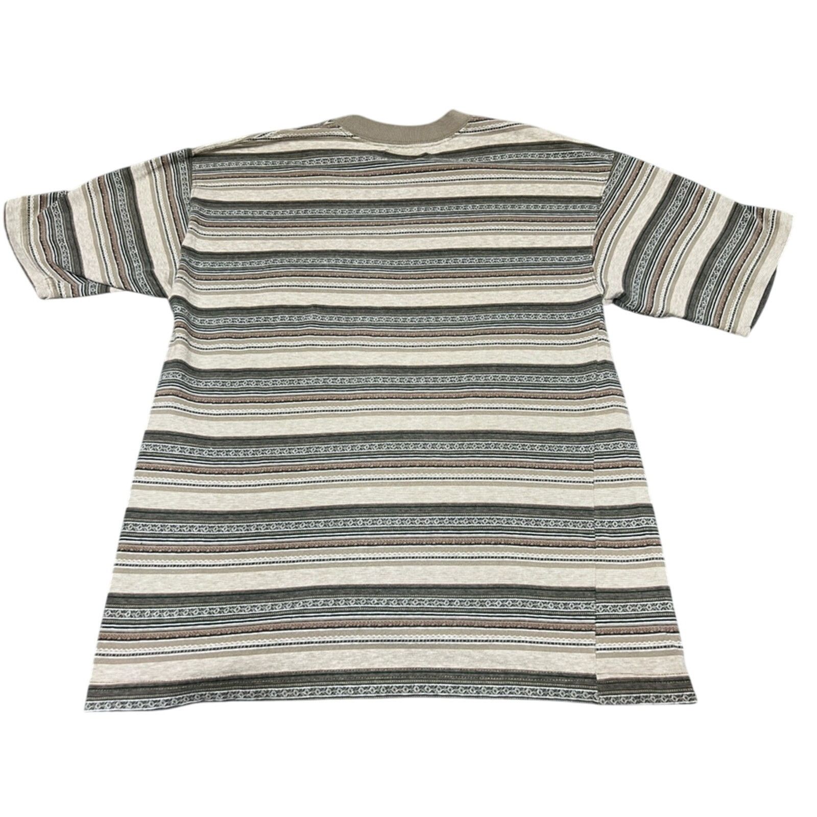 Gotcha Vintage Gotcha Shirt Brown Tan Striped Surf Skate 90s USA Size US M / EU 48-50 / 2 - 2 Thumbnail