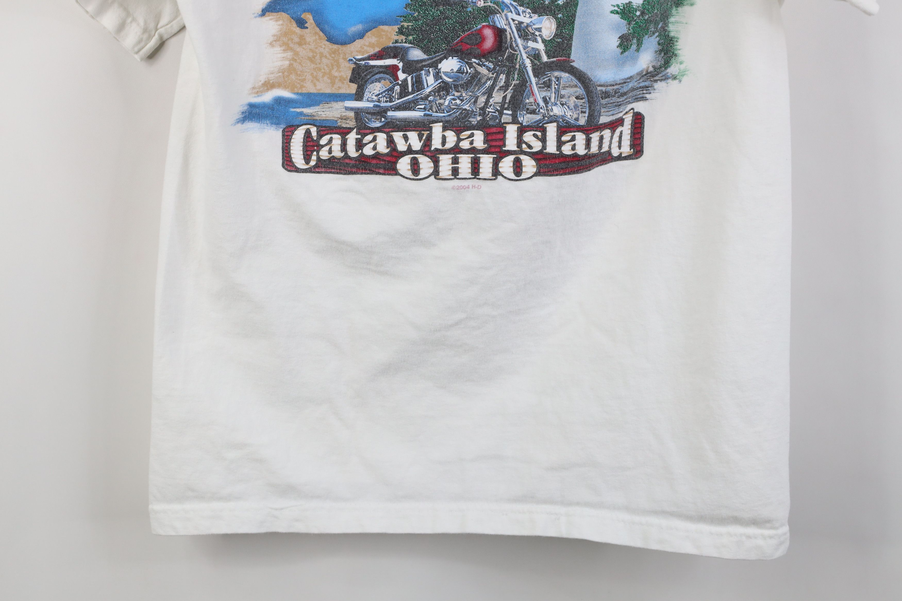 Harley Davidson Vintage Y2K 2004 Harley Davidson Stroke It T-Shirt White Size S / US 4 / IT 40 - 13 Thumbnail