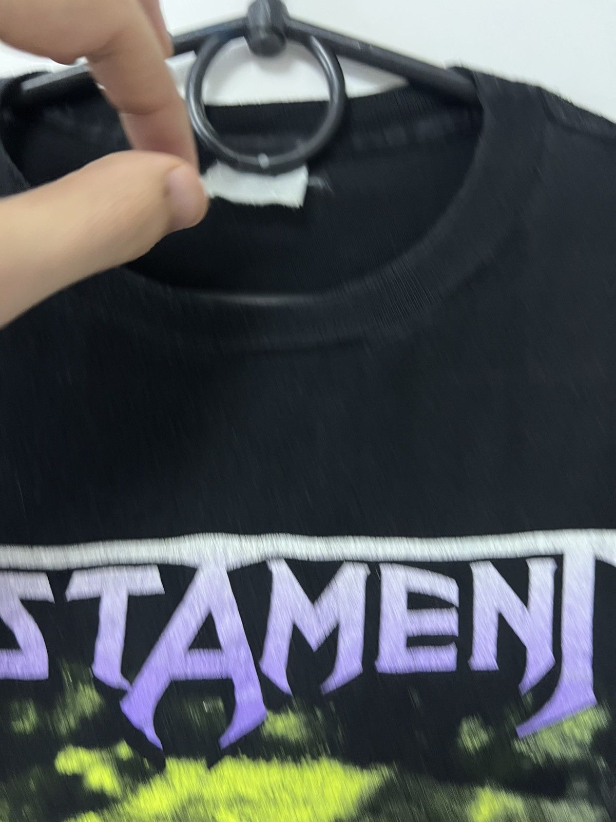 Band Tees Vintage Testament Practice What you Preach 1990 Tour sz M Size US M / EU 48-50 / 2 - 10 Thumbnail