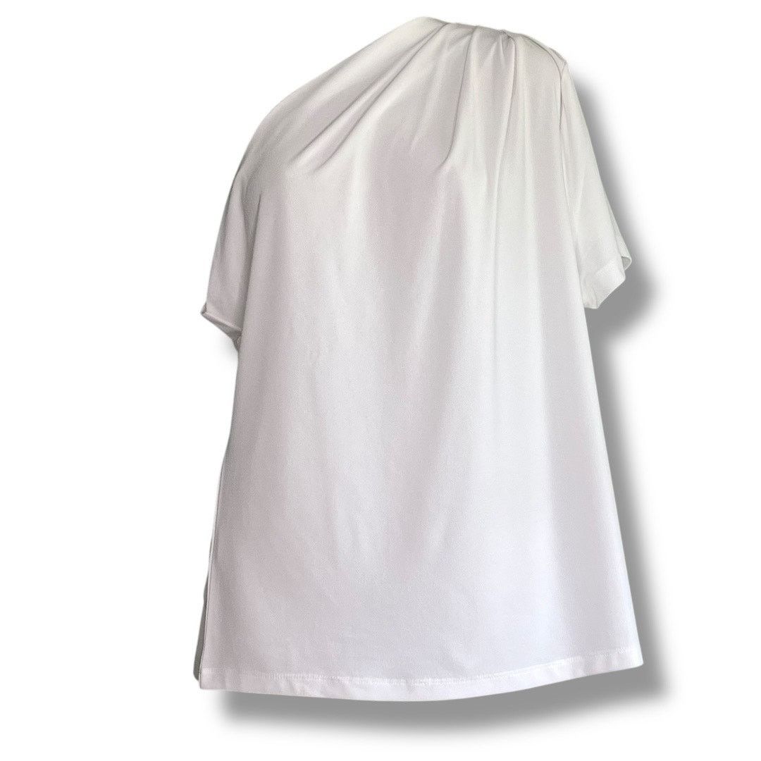 Other Halogen pleated one shoulder blouse NWT Size L / US 10 / IT 46 - 2 Thumbnail