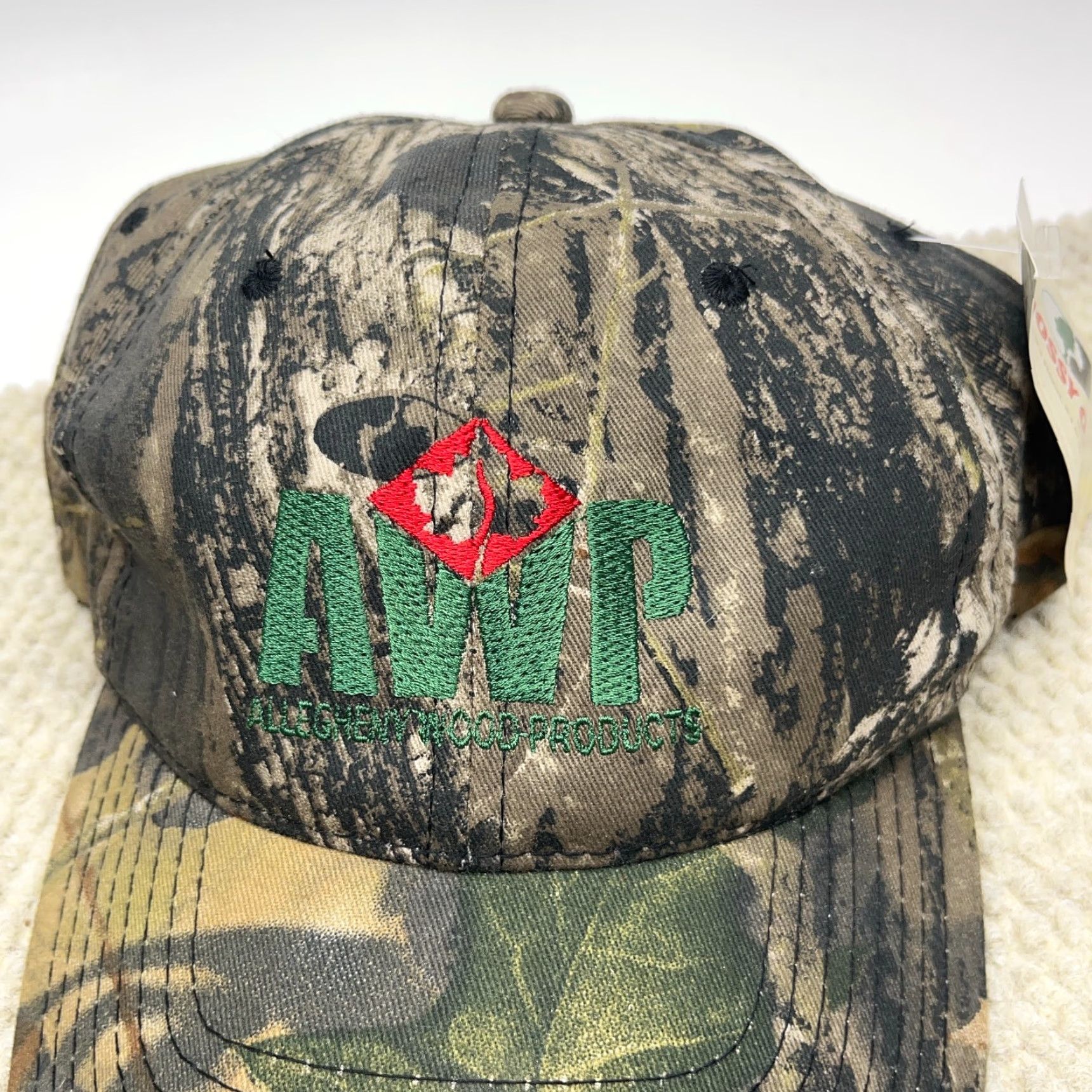 Vintage Allegheny Wood Products Hat Cap Realtree Camo Snap Back Dad Hunting AWP Adult Size ONE SIZE - 3 Thumbnail