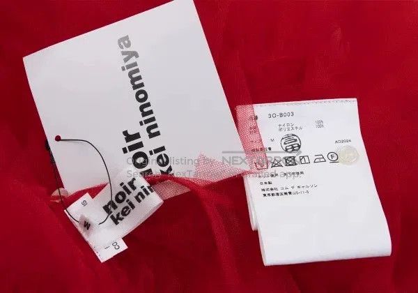 Comme des Garcons Comme Des Garcons Red vintage sheer top Size M / US 6-8 / IT 42-44 - 9 Thumbnail