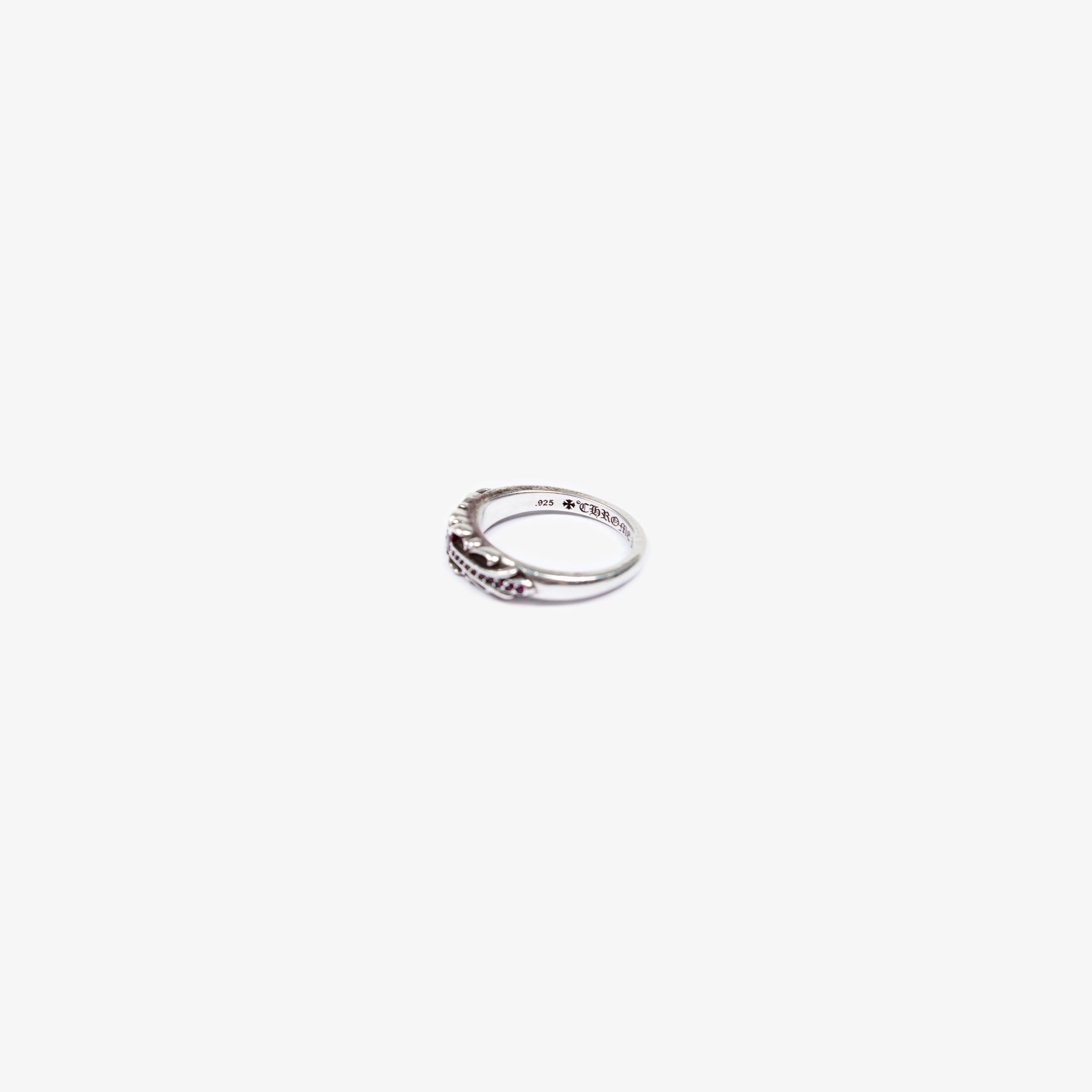 Chrome Hearts CHROME HEARTS RED RUBY BABY FLORAL RING Size ONE SIZE - 3 Thumbnail