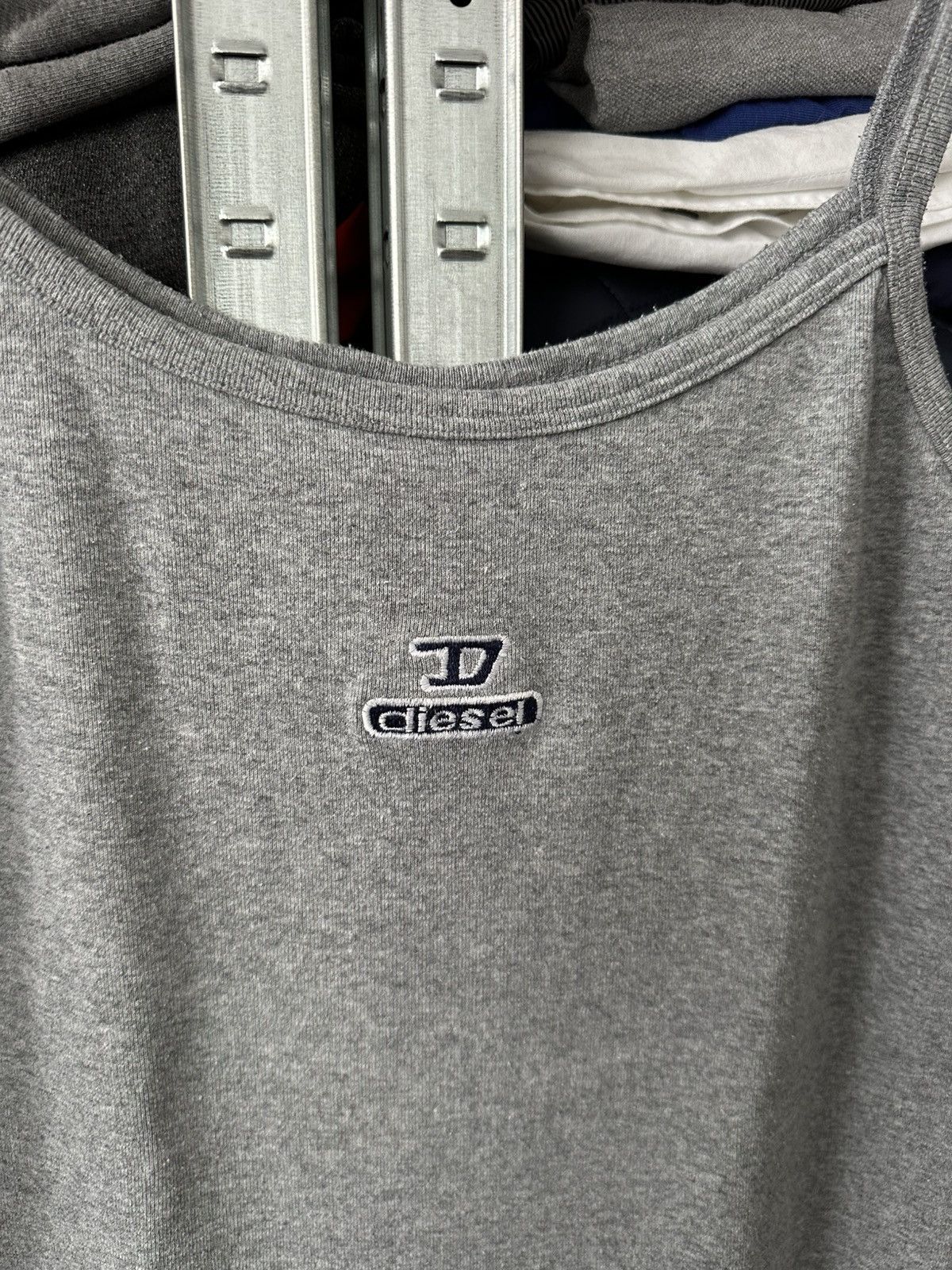 Diesel Y2K Diesel Tank Top Vintage 90s Embroidered Logo Rare Shirt Size XXL / US 16-18 / IT 52-54 - 6 Thumbnail