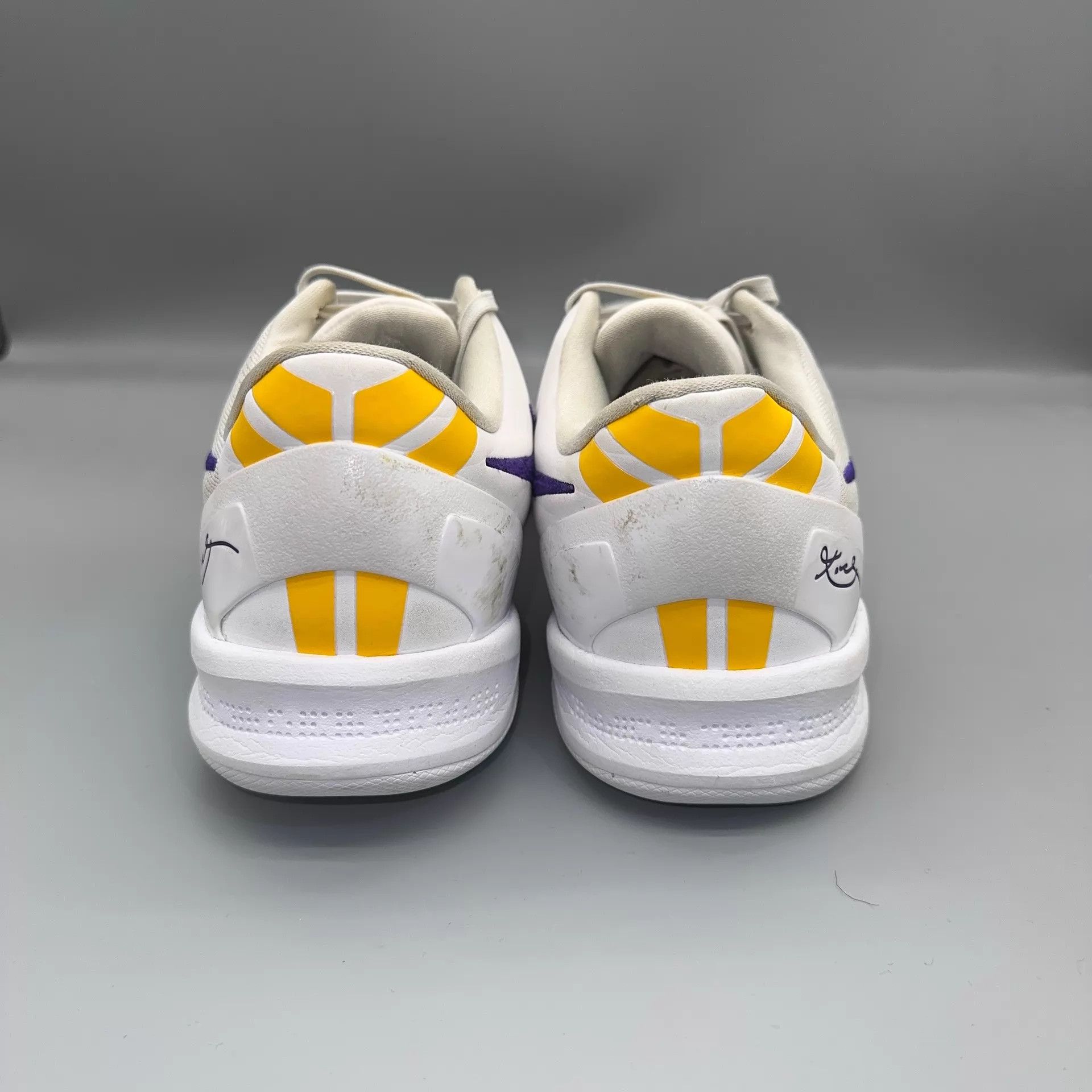 Nike Nike Kobe 8 White HF9550-100 Size 42.5 Size US 9.5 / EU 42-43 - 3 Thumbnail