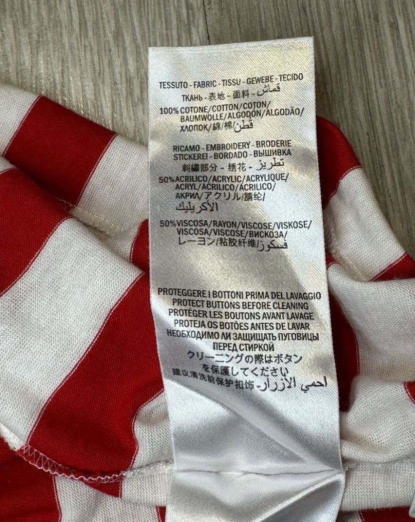 Gucci Gucci Striped Patch T-Shirt Red/White Size XS / US 0-2 / IT 36-38 - 8 Thumbnail