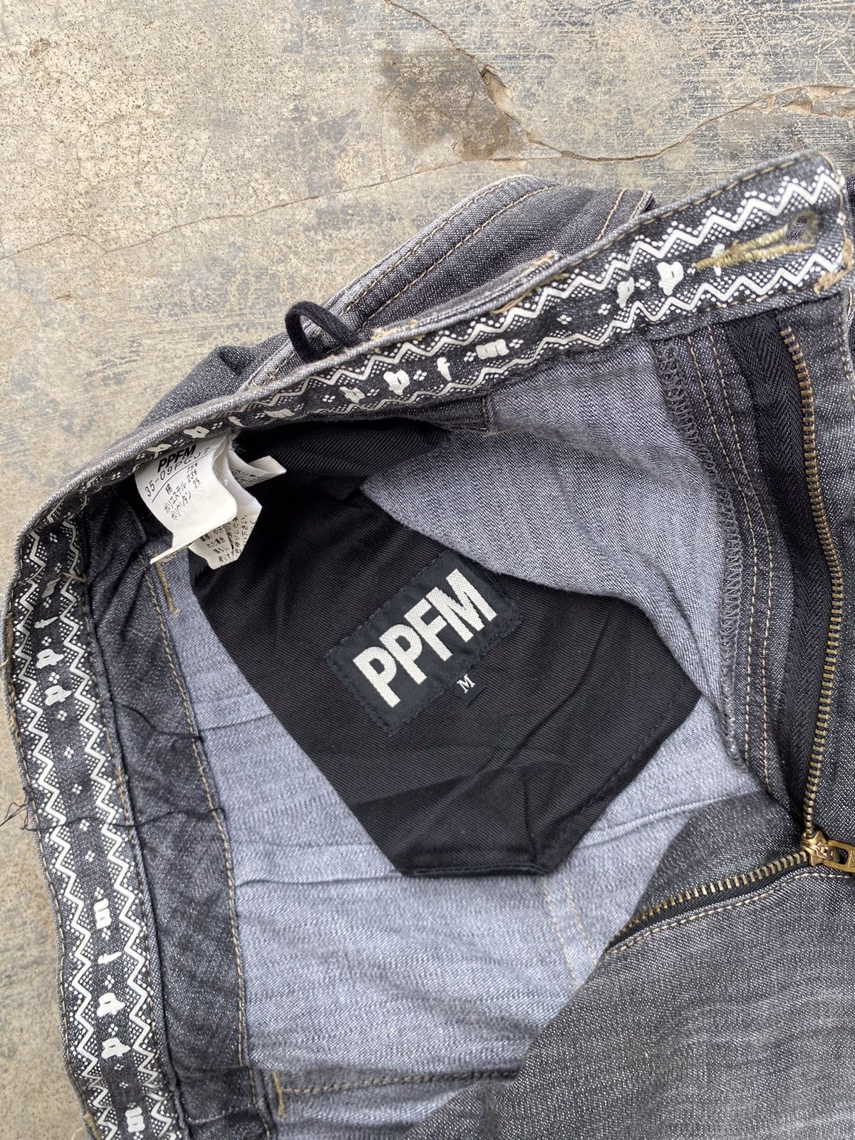 Japanese Brand × PPFM Drop Crotch Baggy Pants Size US 33 - 21 Thumbnail