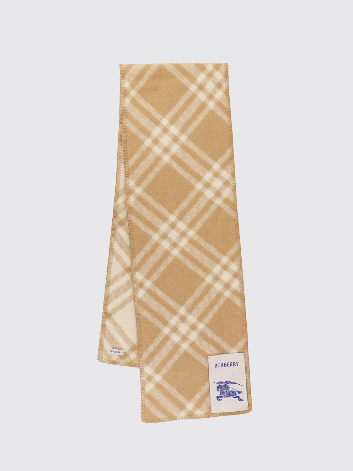 image of Burberry Scarf Woman Beige, Women's
