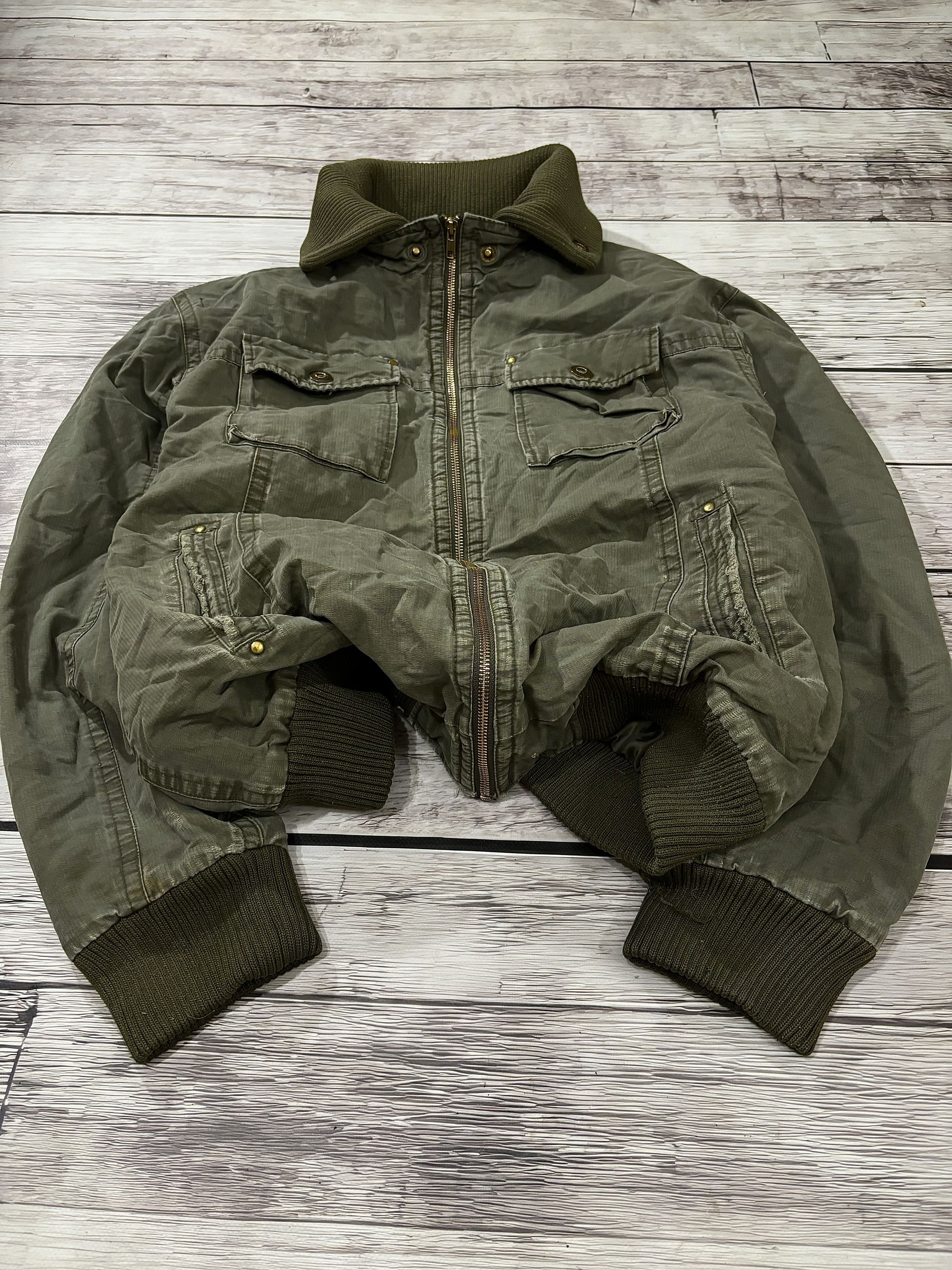 Pre-owned Hysteric Glamour X If Six Was Nine Vtg Avant Garde If Six Was Nine Junya Style Cargo Jacket 90's (size Large) In Multicolor