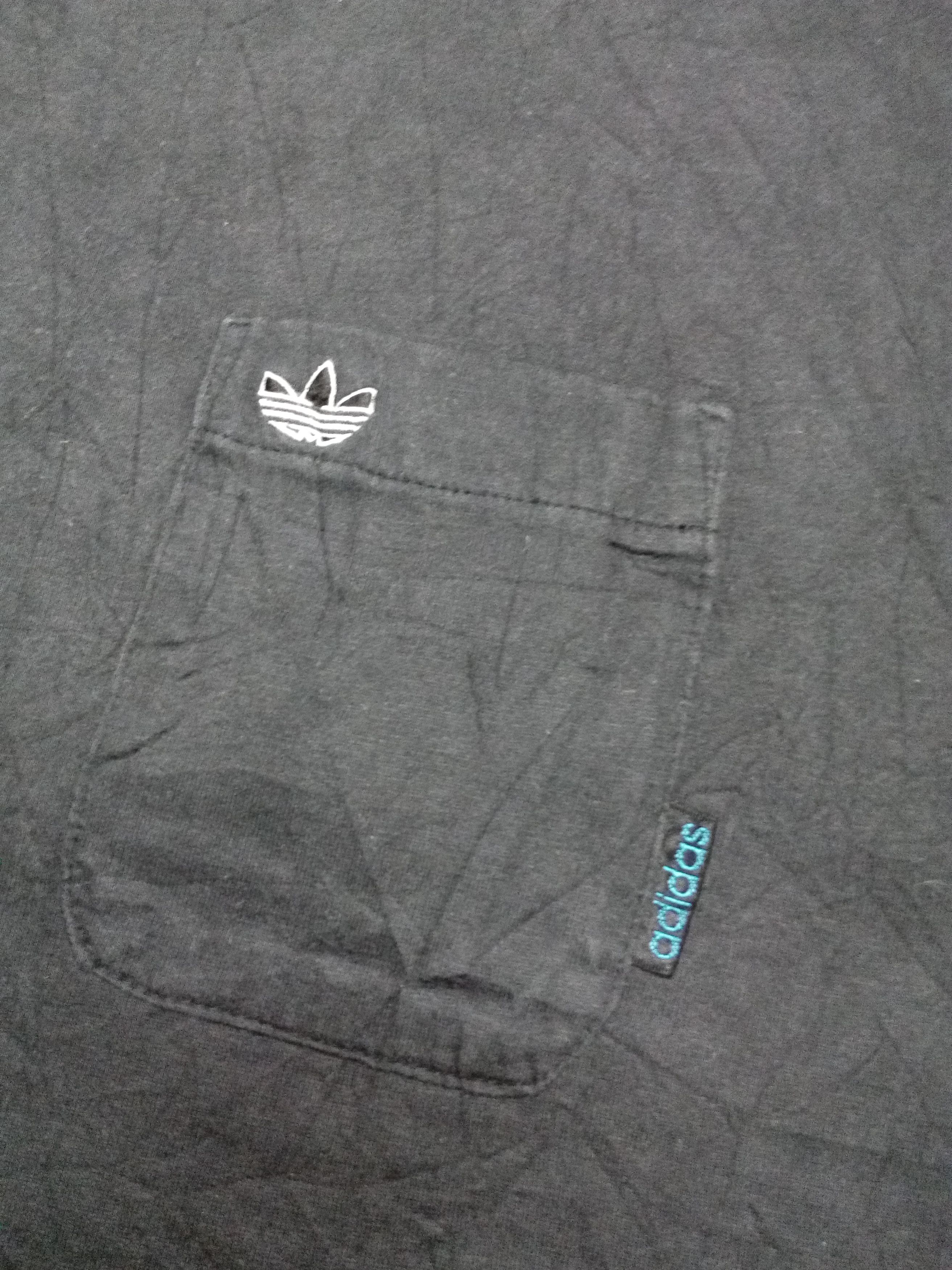 Adidas Vintage 90s Adidas T-Shirt Adidas Single Pocket Tees Size US L / EU 52-54 / 3 - 3 Thumbnail