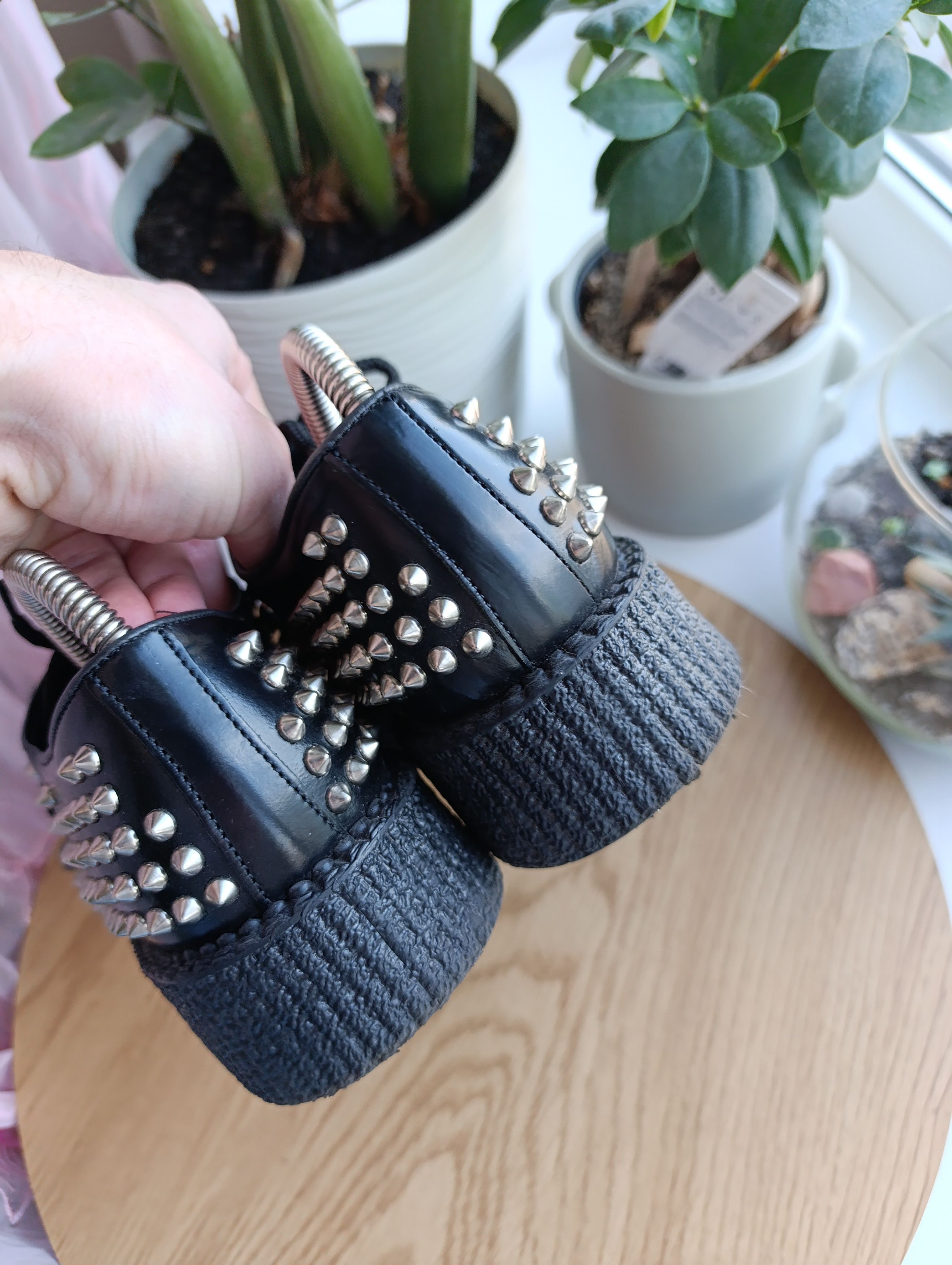 Other UNDERGROUND WOMEN STUDDED CREEPER SHOES THE ORIGINAL WULFRUN Size US 6 / IT 36 - 8 Thumbnail