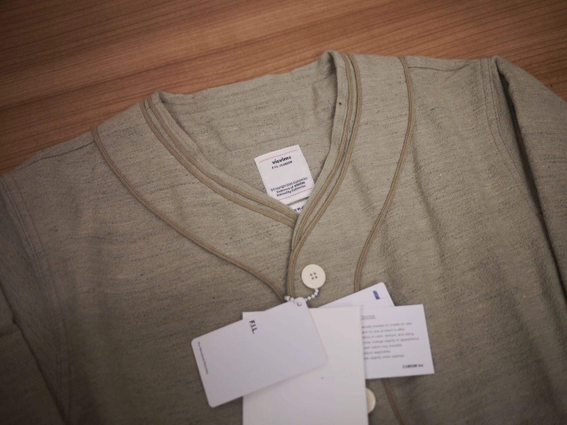 Visvim VISVIM DOGOUT SHIRT GREY Size 2 (tags, used once) Size US M / EU 48-50 / 2 - 4 Thumbnail