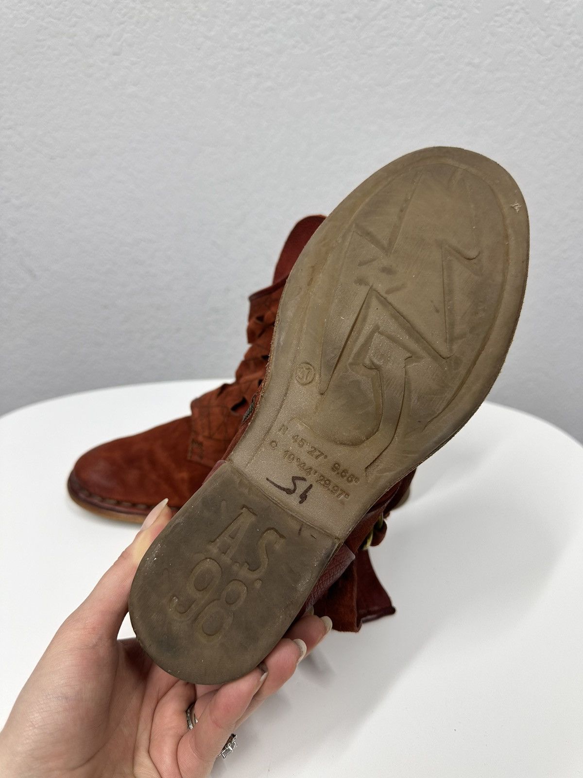 A.S.98 Vintage AS 98 Leather Boots Guidi Rick Owens MoMa Avantgarde Size US 6 / IT 36 - 9 Thumbnail