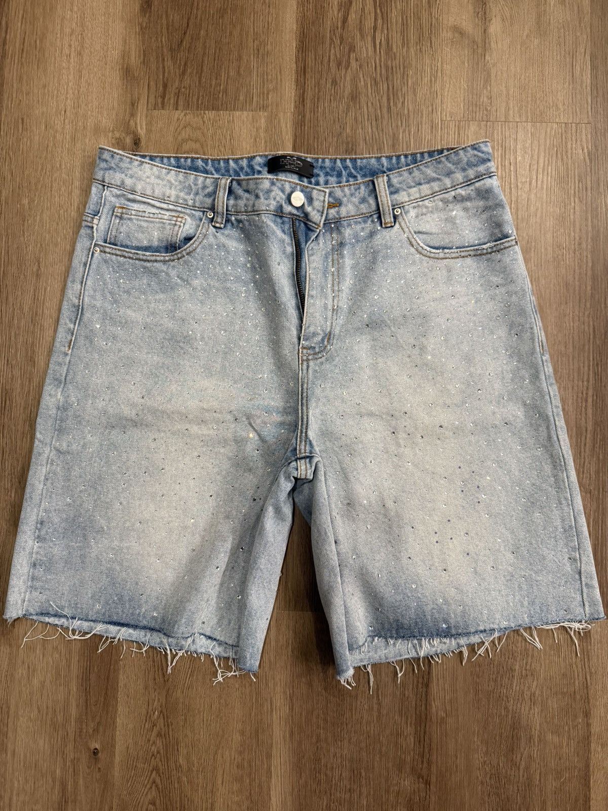 HMDD HMDD Billie Jean Shorts - Light Blue Denim Size US 36 / EU 52 - 1 Thumbnail