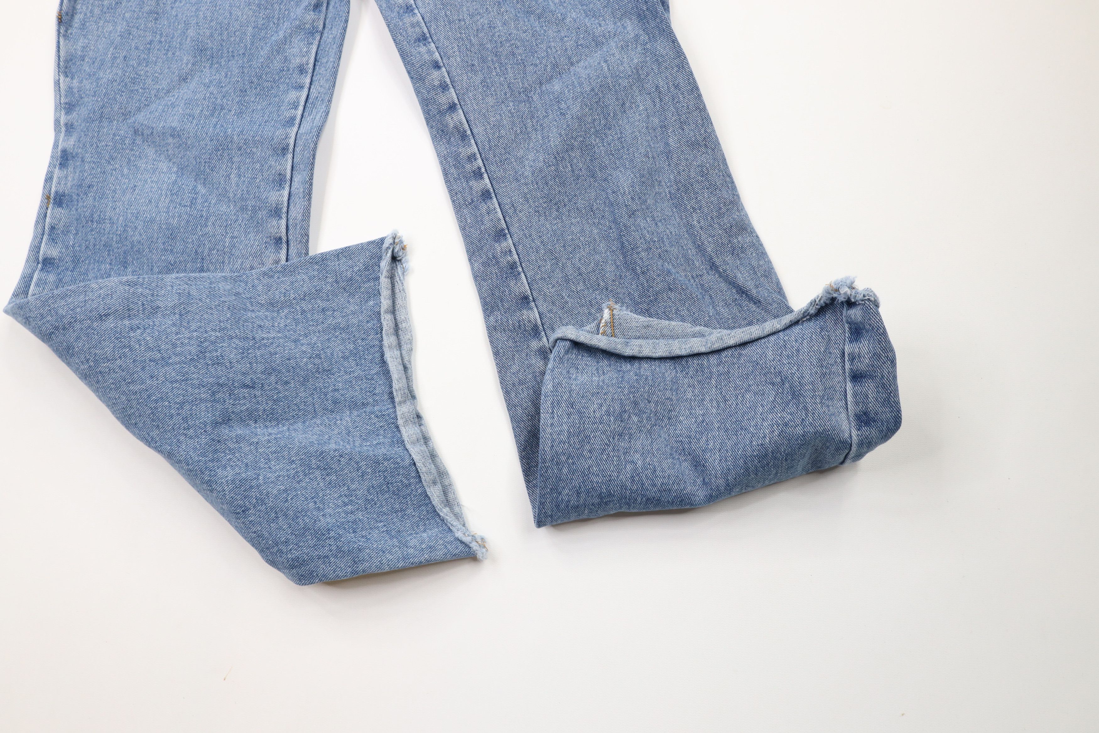 Vintage Vintage Y2K Streetwear Wide Leg Flared Denim Jeans Blue Size 30" / US 8 / IT 44 - 6 Thumbnail