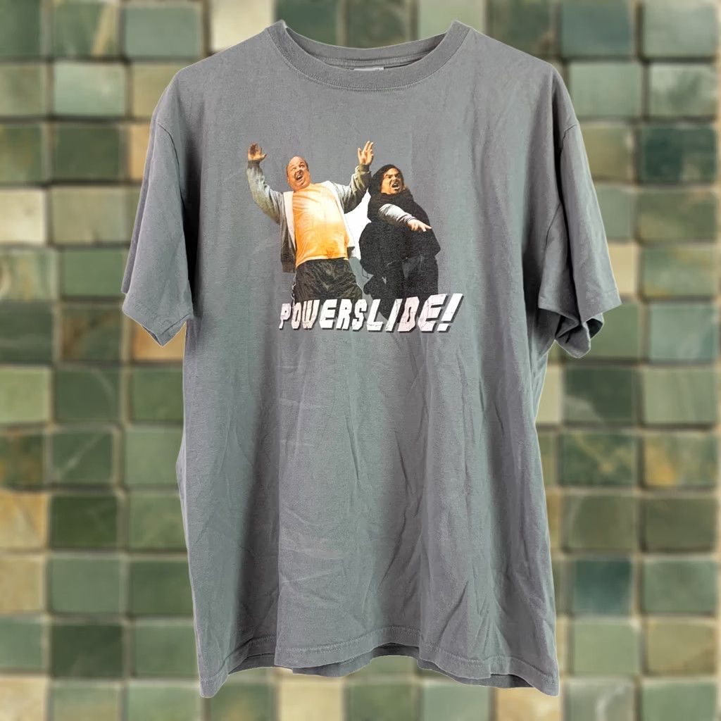 Anvil Tenacious D In The Pick Of Destiny Powerslide T-Shirt Anvil L Mens Large Gray 1990s Graphic Tee Size US L / EU 52-54 / 3 - 1 Thumbnail