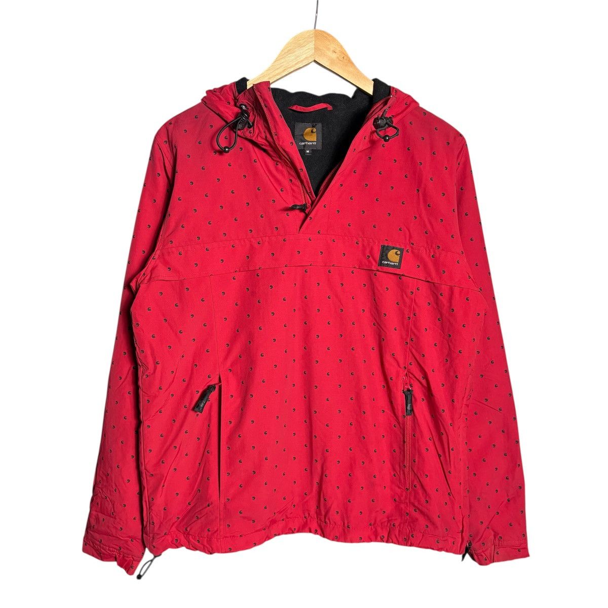Carhartt Vintage Carhartt Logo Monogram Half Zip Hoodie Jacket Size M / US 6-8 / IT 42-44 - 1 Thumbnail
