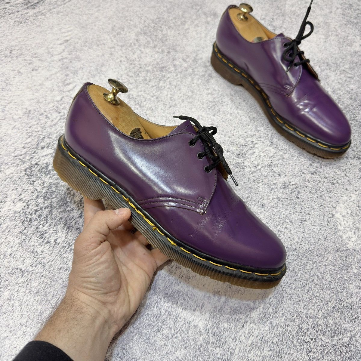 Dr. Martens Dr. Martens England 1461 Purple Derbies US10 UK9 EU43 28cm Size US 10 / EU 43 - 5 Thumbnail