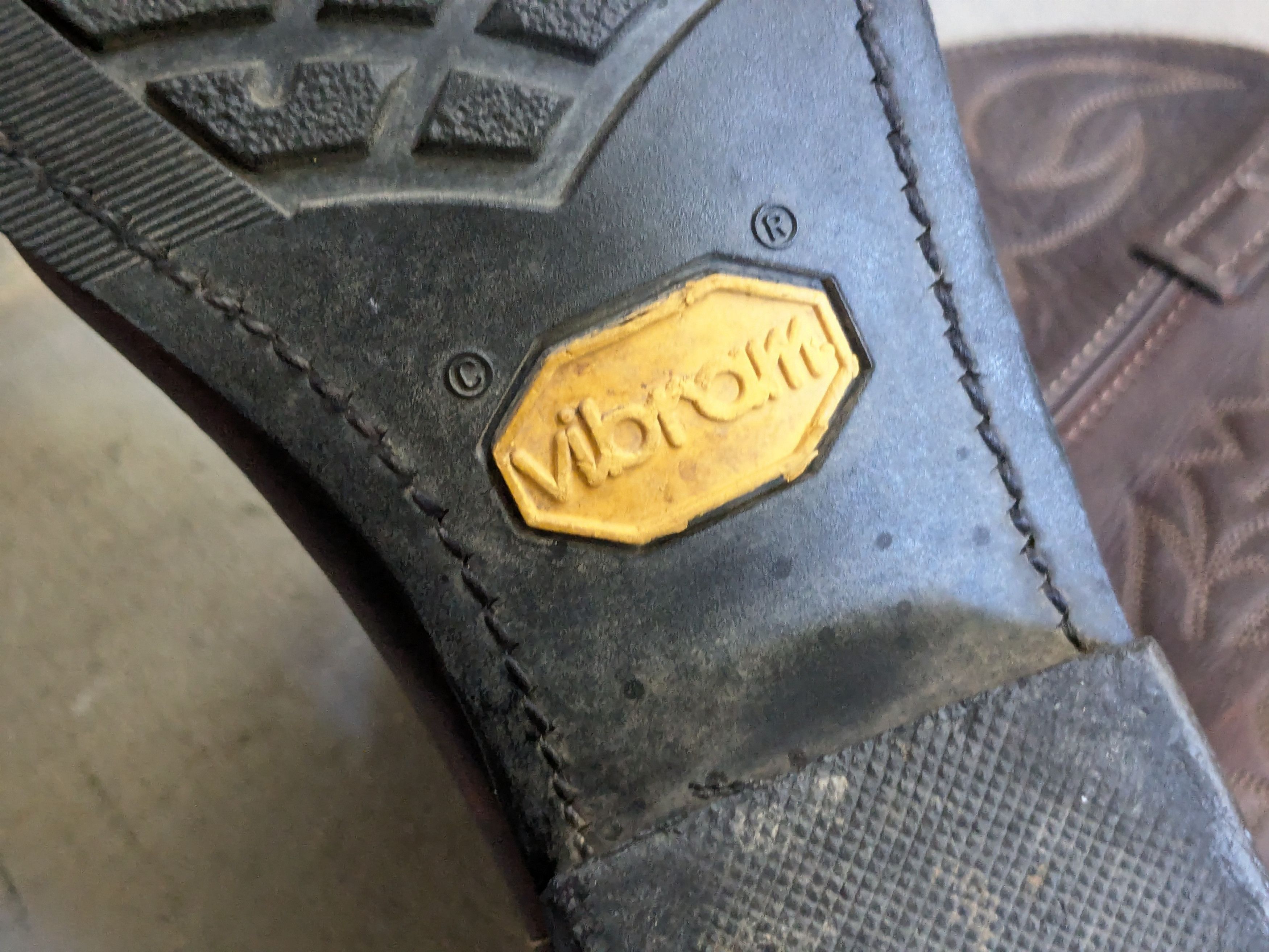 Genuine Leather Vintage Cowboy Boots 10.5 D Brown Leather Western Mexico Size US 10.5 / EU 43-44 - 18 Thumbnail