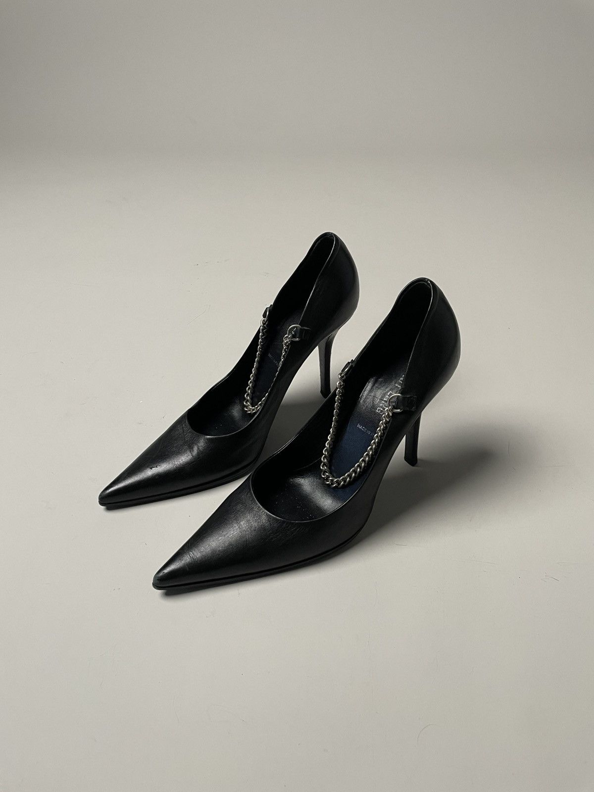 Helmut Lang Vintage 90s Helmut Lang Heels with Chain Size US 7 / IT 37 - 2 Thumbnail
